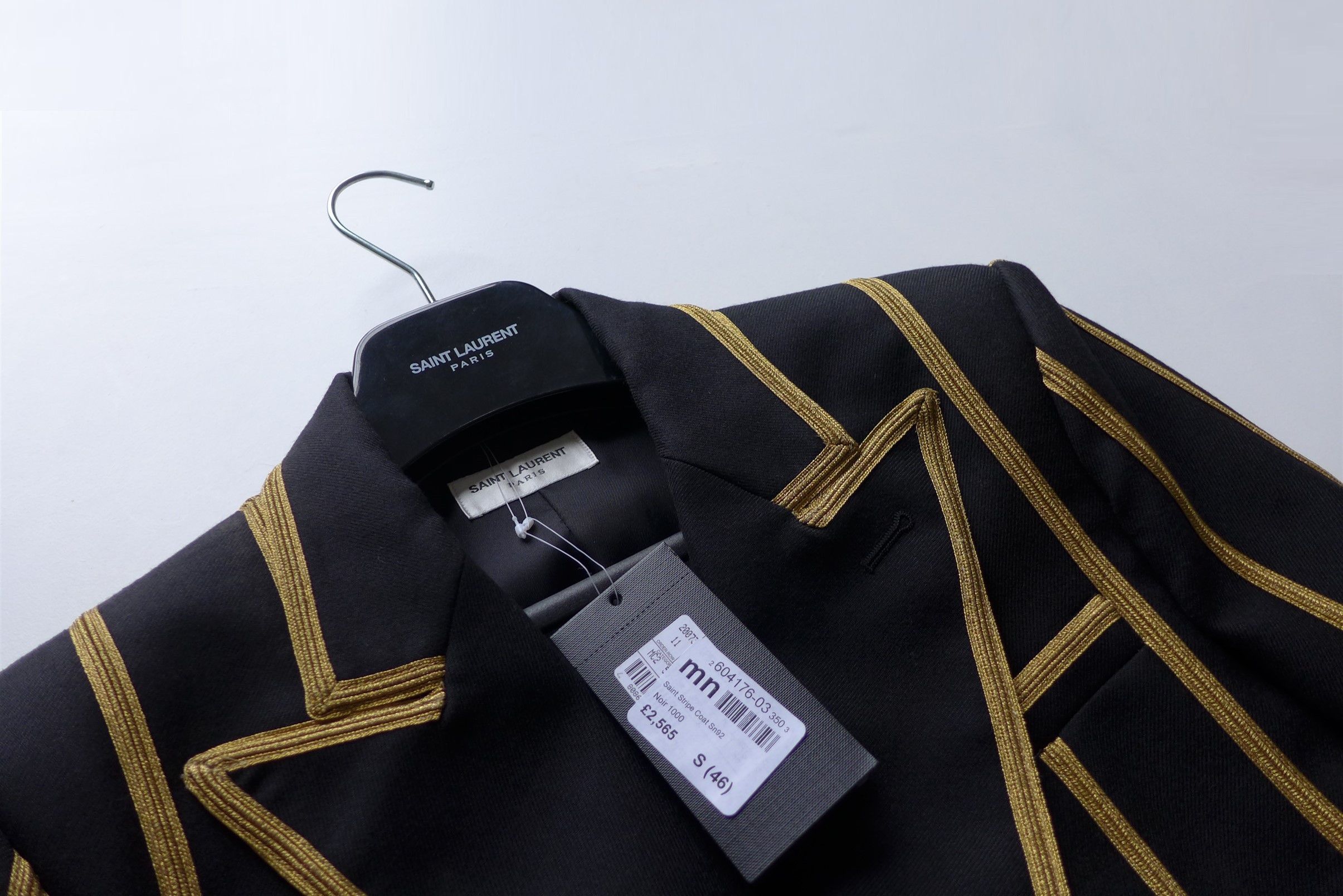 Saint Laurent Paris Saint Laurent SS19 Metallic Stripe Braided Jacket Size US S / EU 44-46 / 1 - 7 Thumbnail