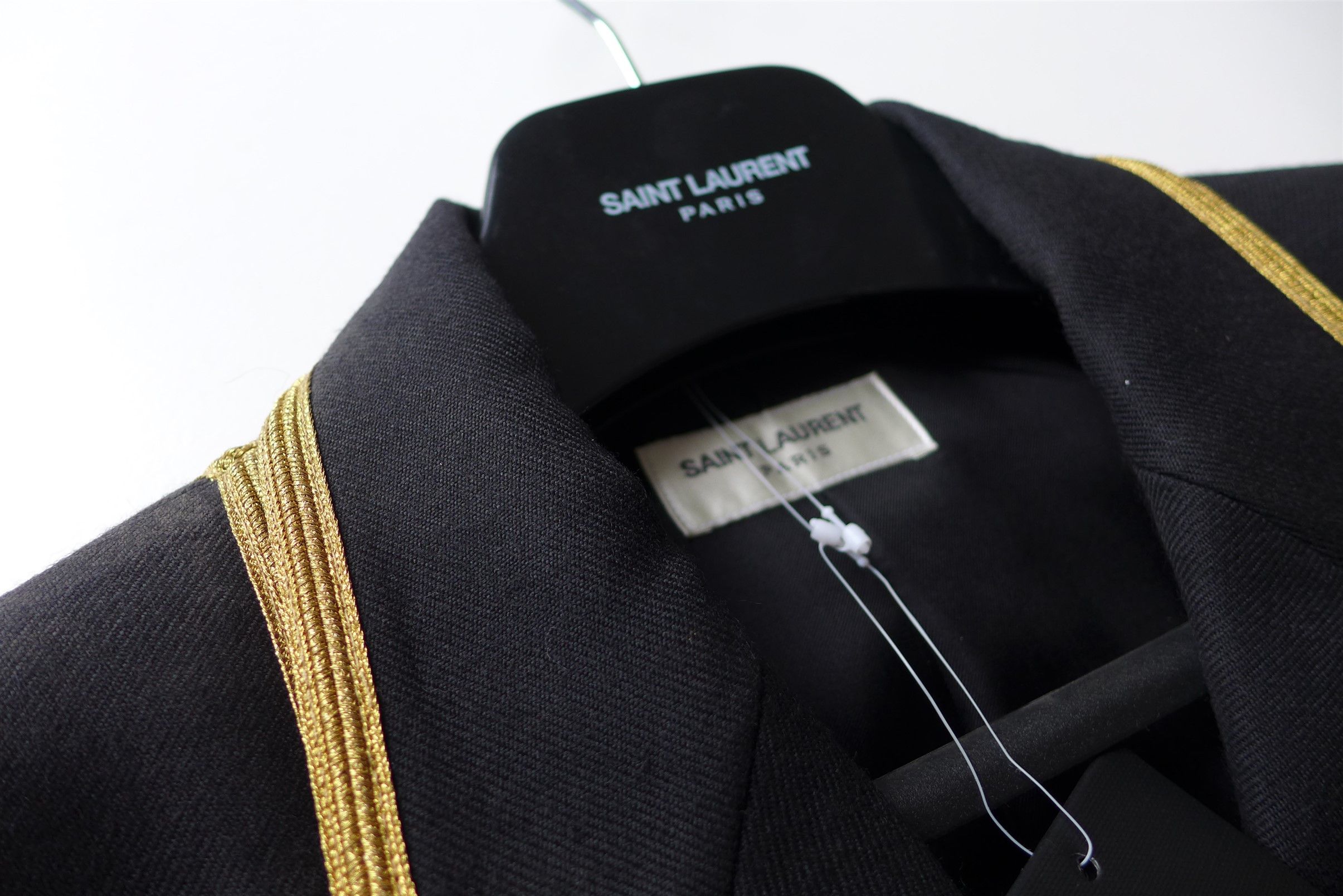 Saint Laurent Paris Saint Laurent SS19 Metallic Stripe Braided Jacket Size US S / EU 44-46 / 1 - 8 Thumbnail