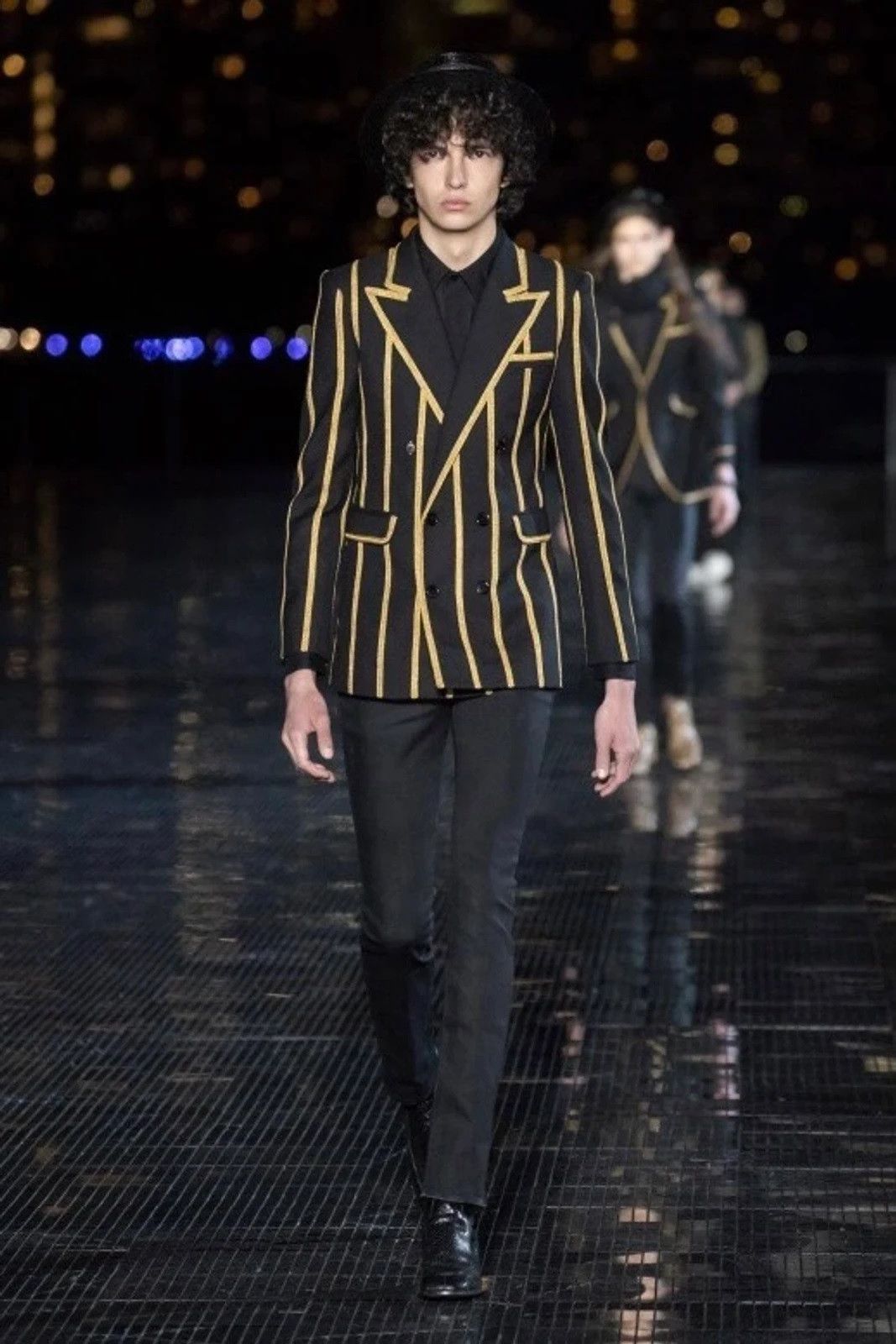 Saint Laurent Paris Saint Laurent SS19 Metallic Stripe Braided Jacket Size US S / EU 44-46 / 1 - 2 Thumbnail