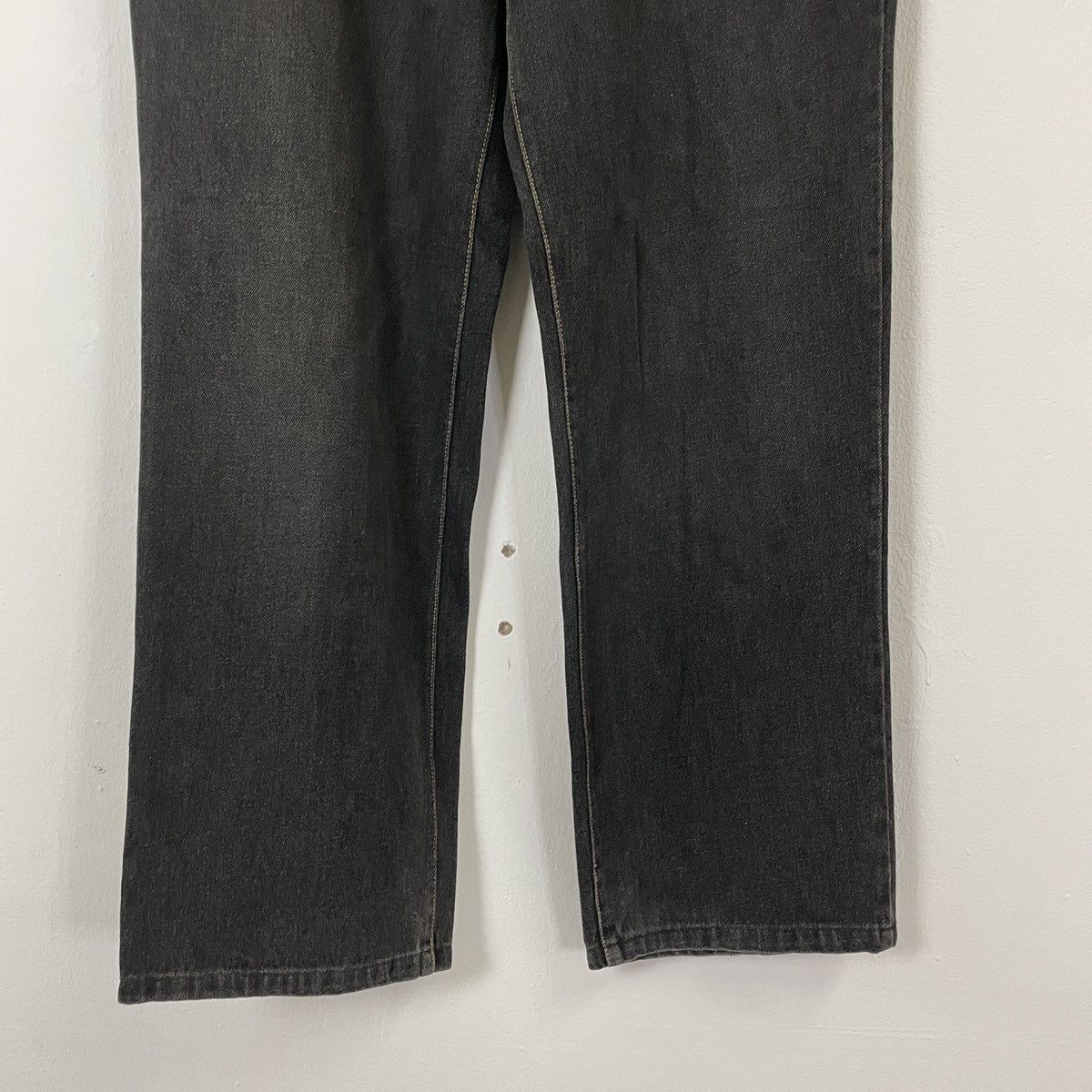 Japanese Brand Vintage Kansai Man By Kansai Yamamoto Embroidery Logo Denim Size US 33 - 8 Thumbnail