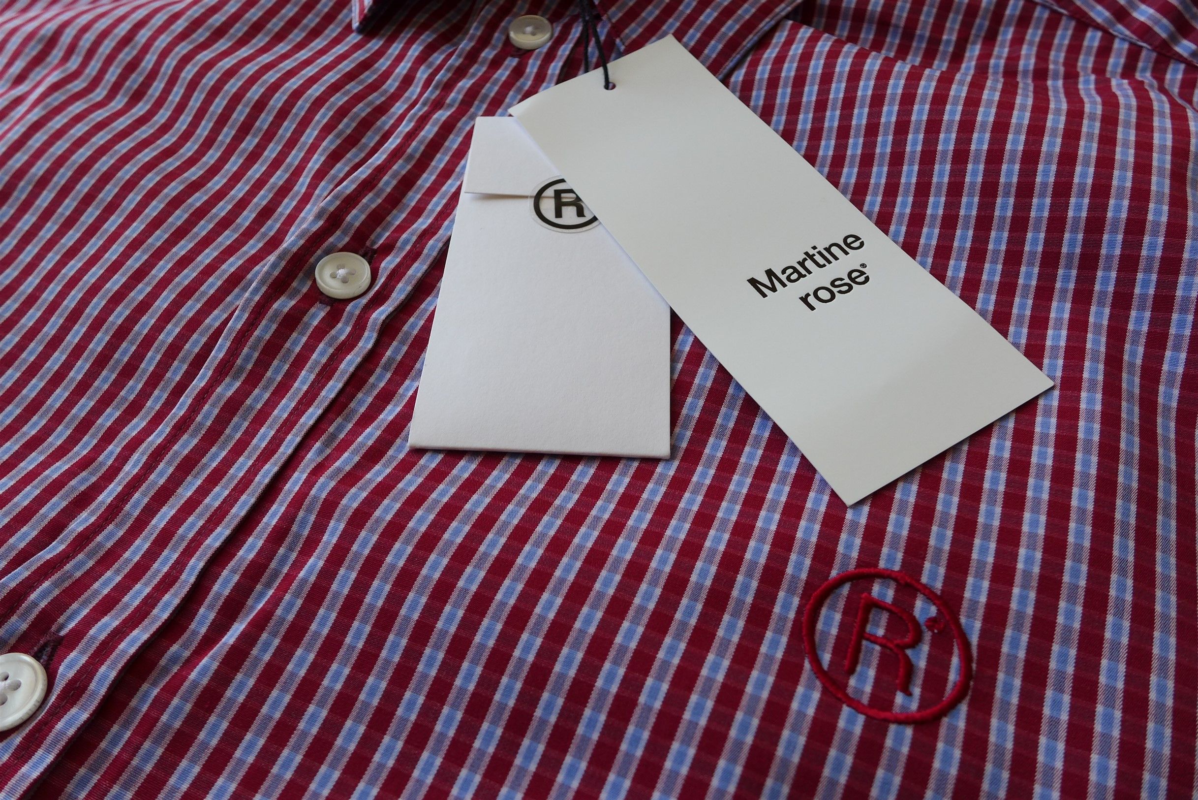 Martine Rose Martine Rose Chaplin Shirt - Red Check Size US S / EU 44-46 / 1 - 9 Thumbnail