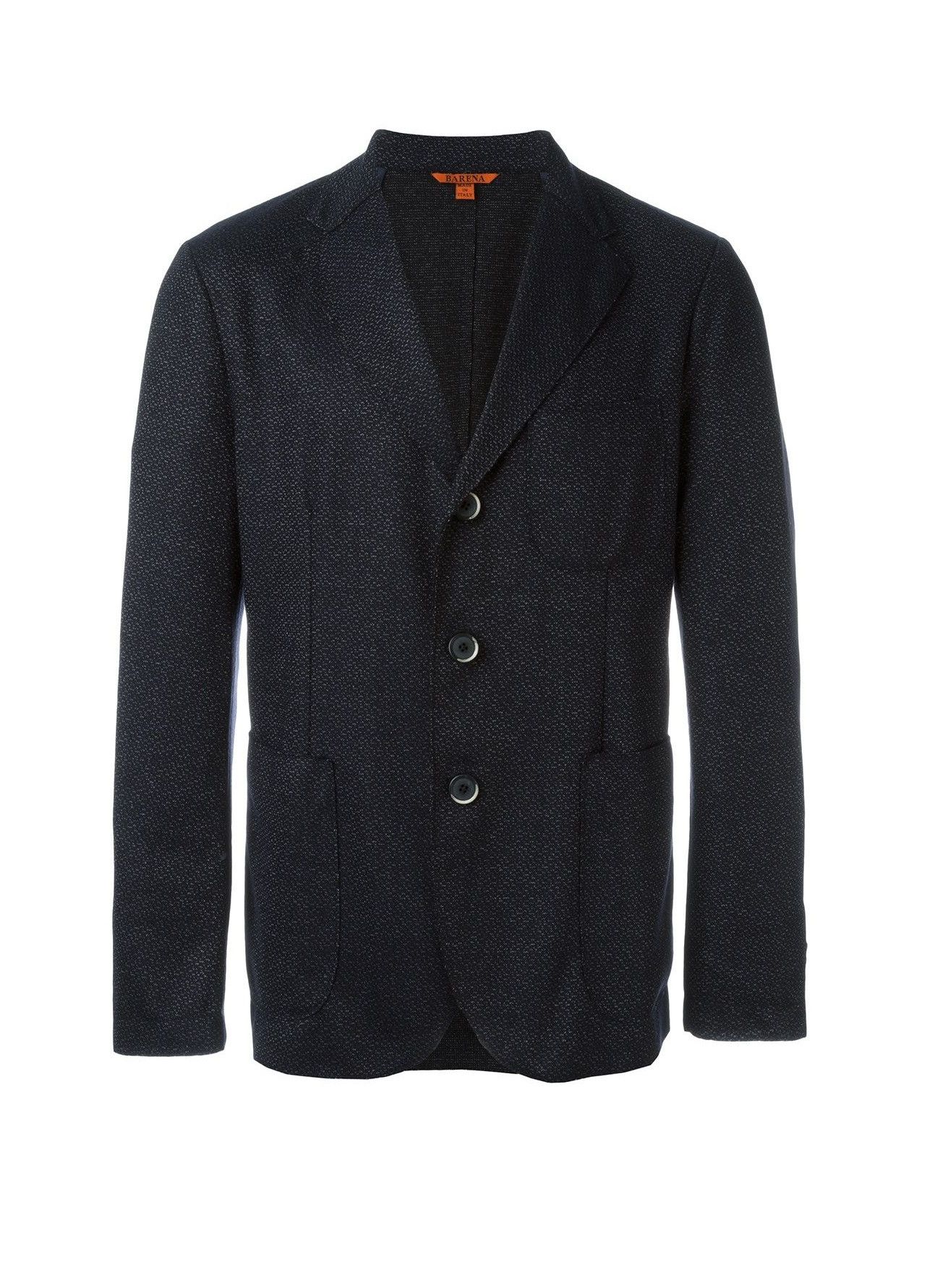 Barena Barena Slanega Muraro Jacket - Navy Wool Size US L / EU 52-54 / 3 - 4 Thumbnail