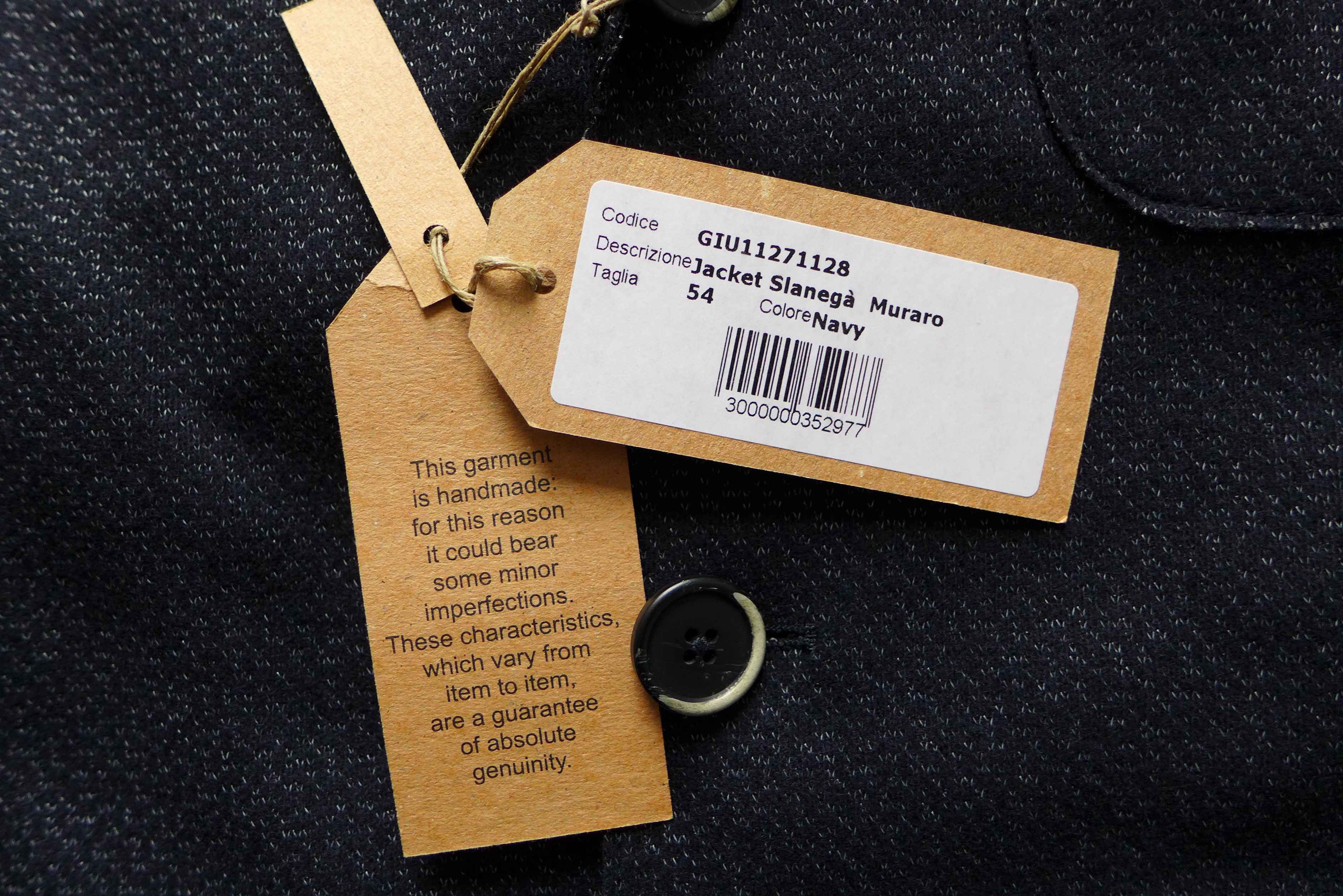 Barena Barena Slanega Muraro Jacket - Navy Wool Size US L / EU 52-54 / 3 - 12 Thumbnail