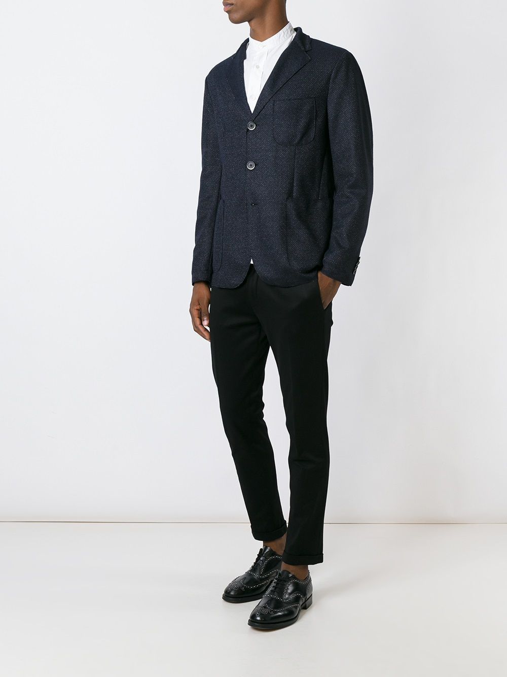Barena Barena Slanega Muraro Jacket - Navy Wool Size US L / EU 52-54 / 3 - 3 Thumbnail