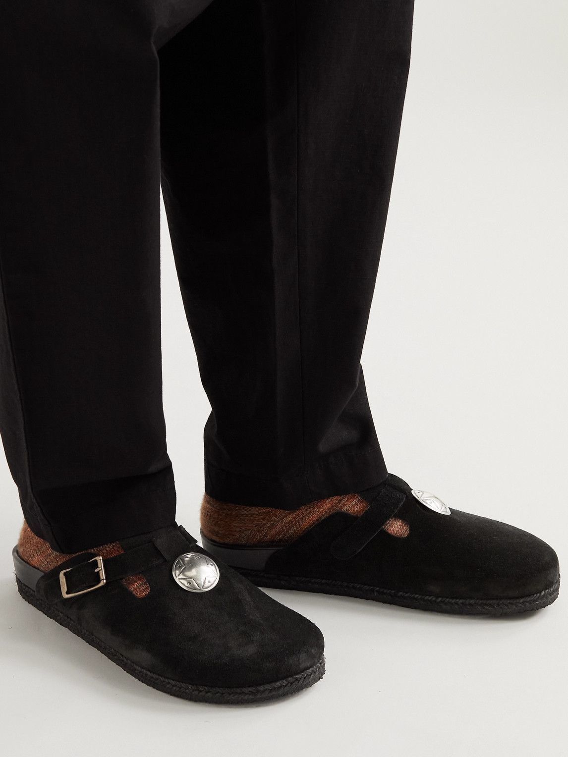 Yuketen Yuketen Sal 1 Bostonian Sandals - Black Suede Size US 12 / EU 45 - 9 Thumbnail