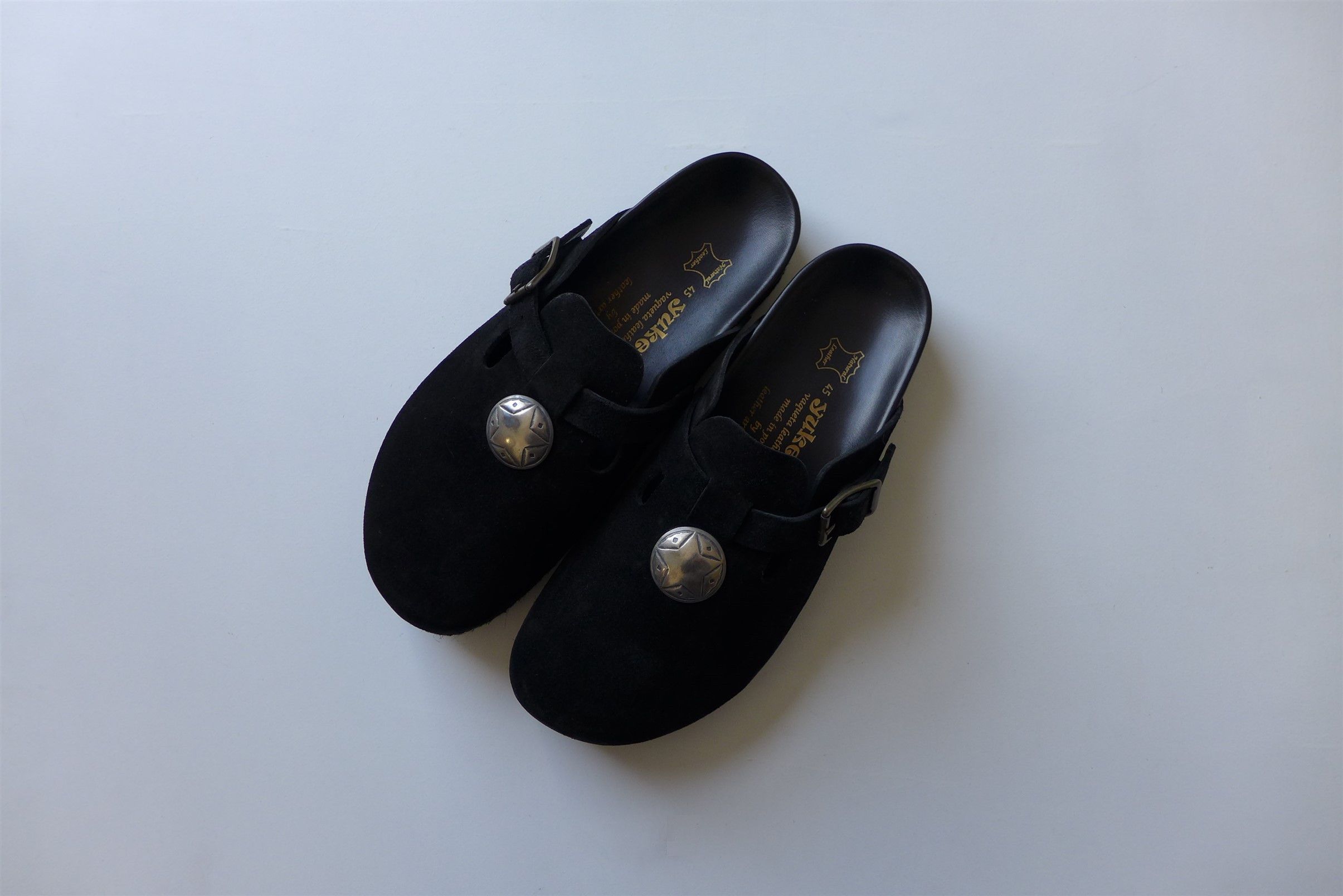 image of Yuketen Sal 1 Bostonian Sandals - Black Suede, Men's (Size 12)