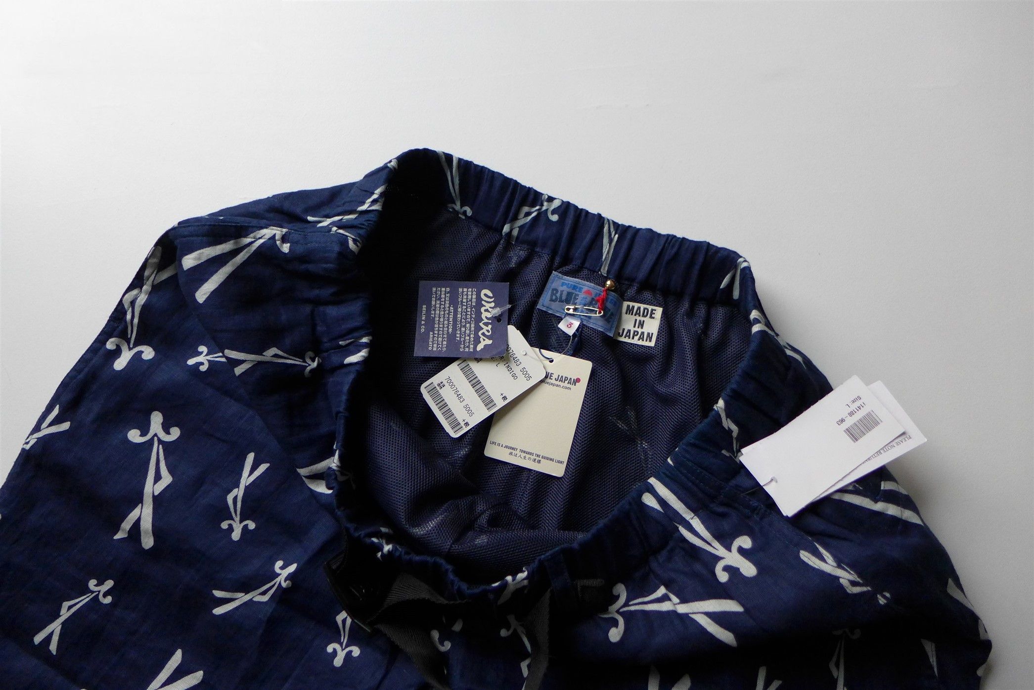 Blue Blue Japan Blue Blue Japan Matsuba Shorts -- Indigo Linen Size US 34 / EU 50 - 5 Thumbnail