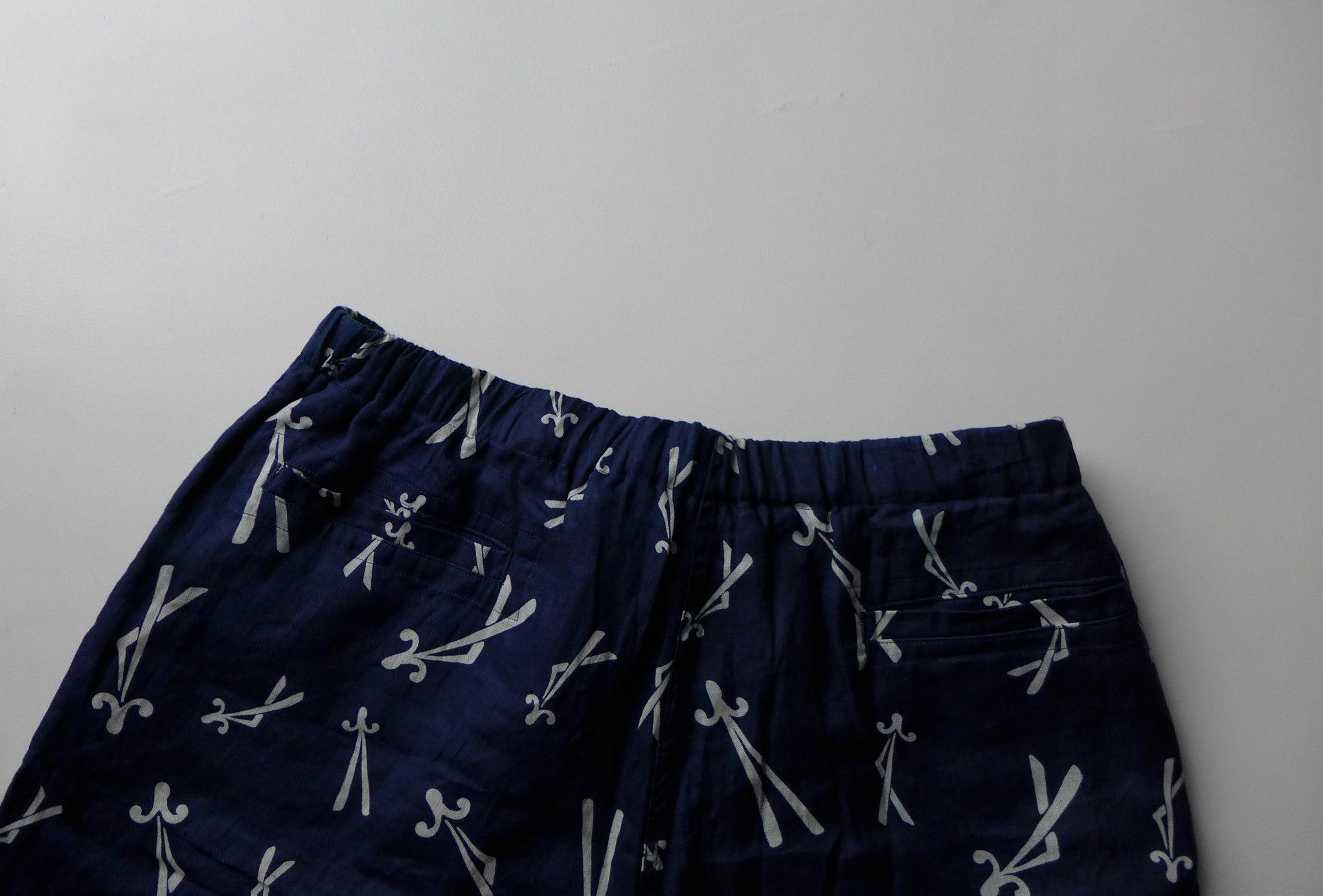 Blue Blue Japan Blue Blue Japan Matsuba Shorts -- Indigo Linen Size US 34 / EU 50 - 4 Thumbnail