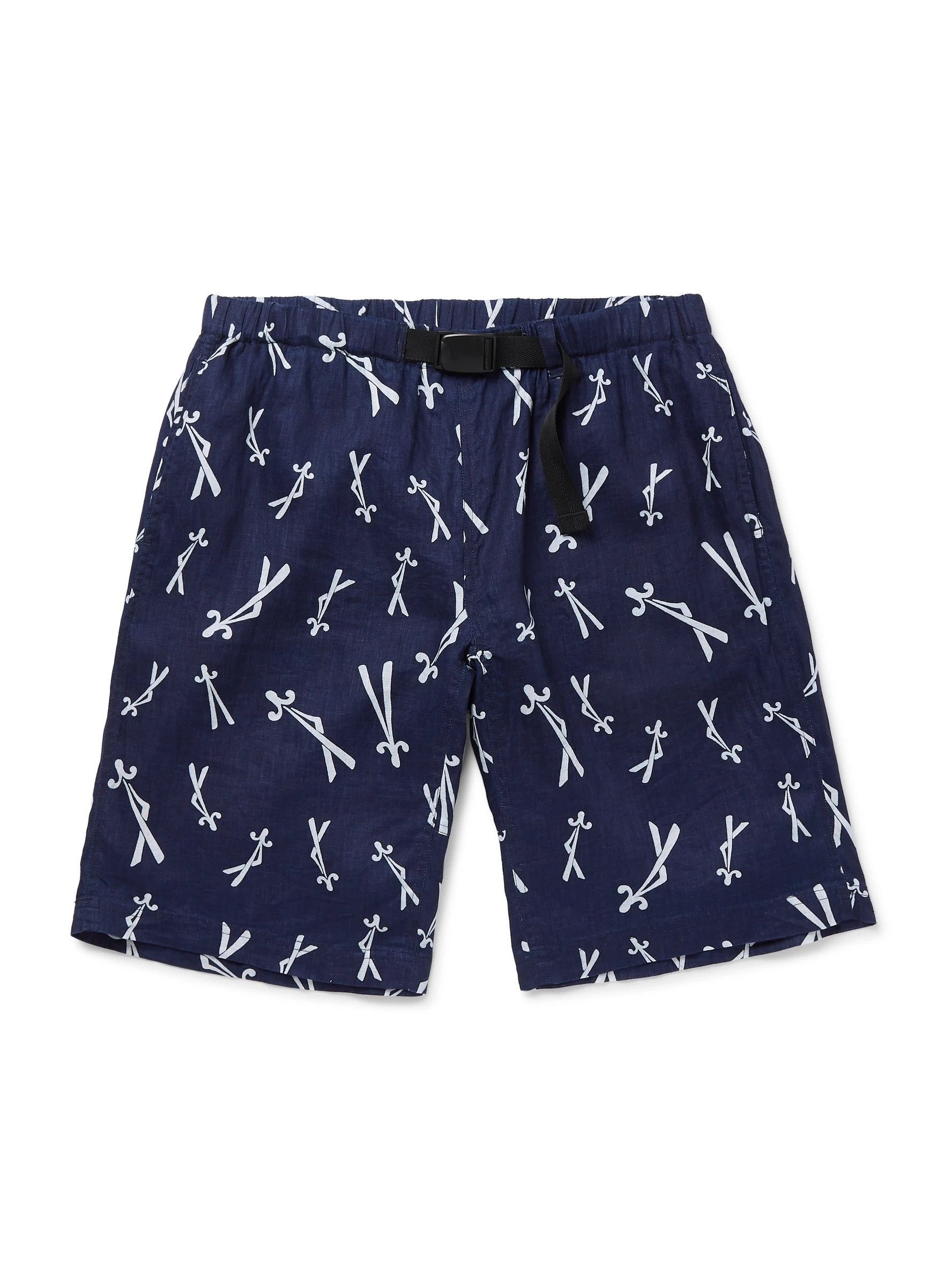 Blue Blue Japan Blue Blue Japan Matsuba Shorts -- Indigo Linen Size US 34 / EU 50 - 1 Thumbnail