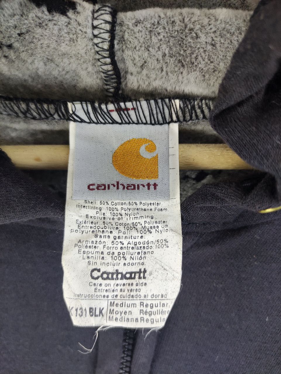 Carhartt × Vintage Vintage Carhartt Hoodie Zipper Size US L / EU 52-54 / 3 - 3 Thumbnail