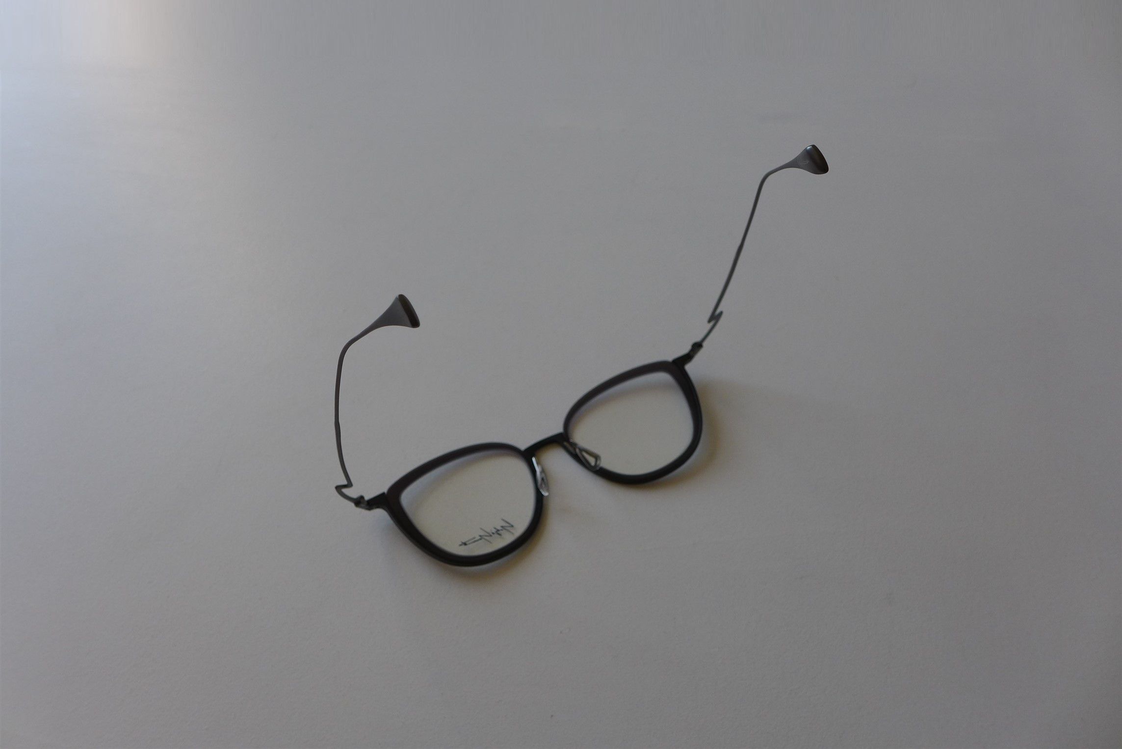 Yohji Yamamoto Yohji Yamamoto YY1041 Optical Glasses - Black & Gunmetal Size ONE SIZE - 11 Thumbnail