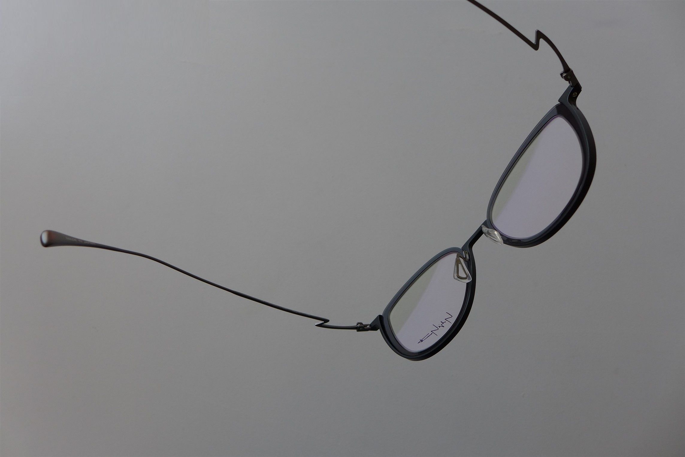 Yohji Yamamoto Yohji Yamamoto YY1041 Optical Glasses - Black & Gunmetal Size ONE SIZE - 18 Thumbnail