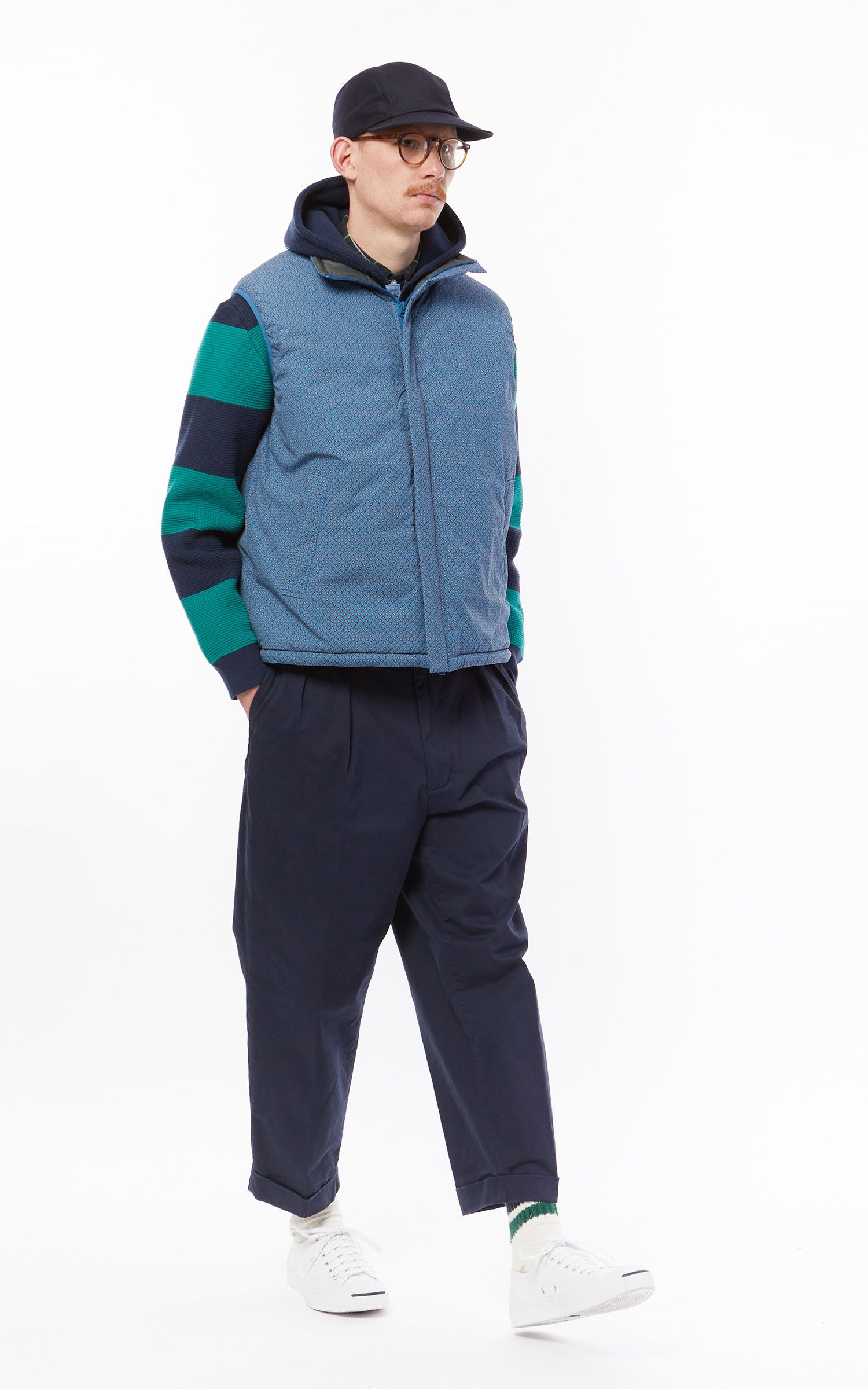 Beams Plus Beams Plus Military Puffer Vest - Blue Paisley Size US S / EU 44-46 / 1 - 4 Thumbnail