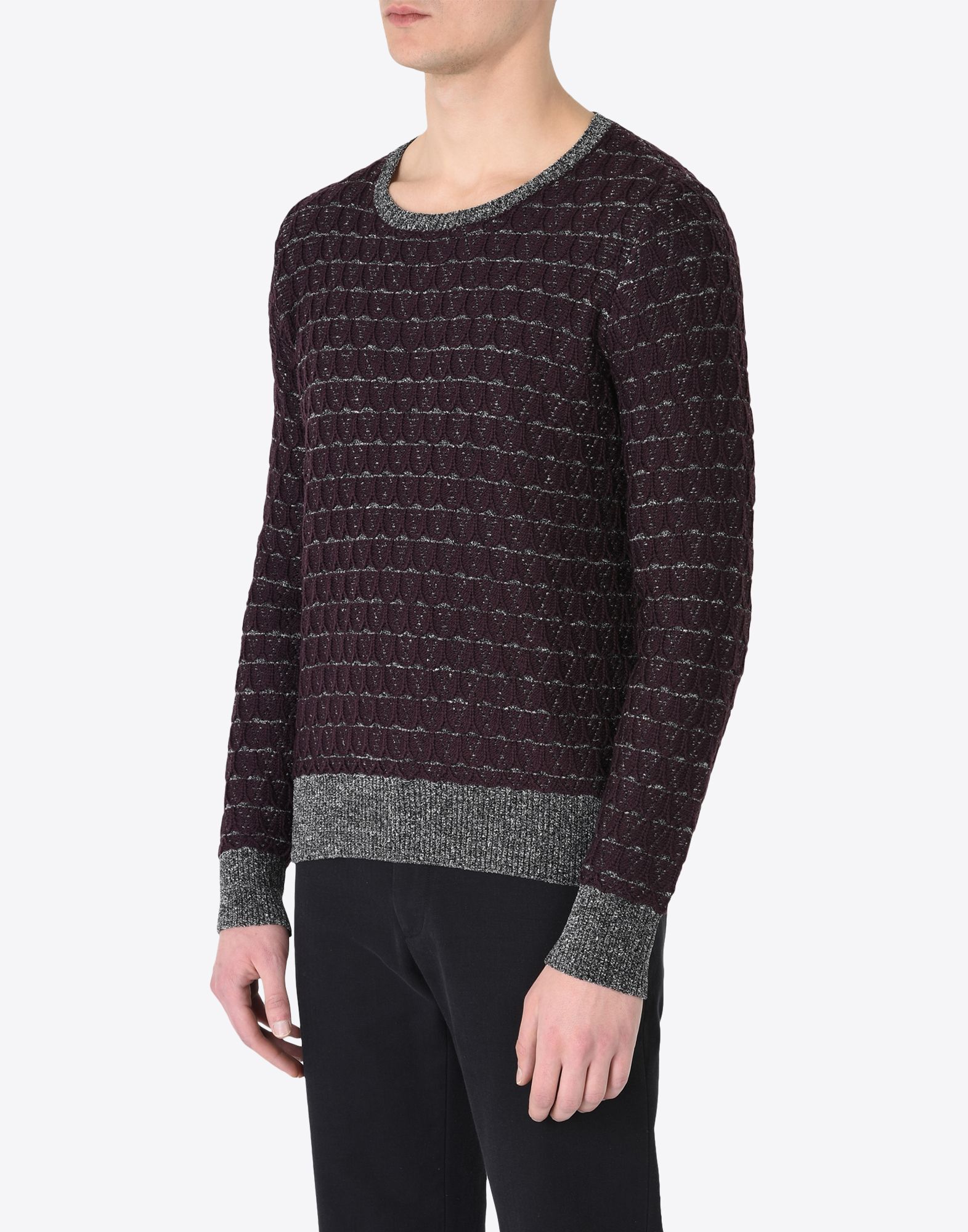 Maison Margiela Margiela FW17 Jacquard chenille Crew Neck Wool Sweater Size US M / EU 48-50 / 2 - 1 Thumbnail