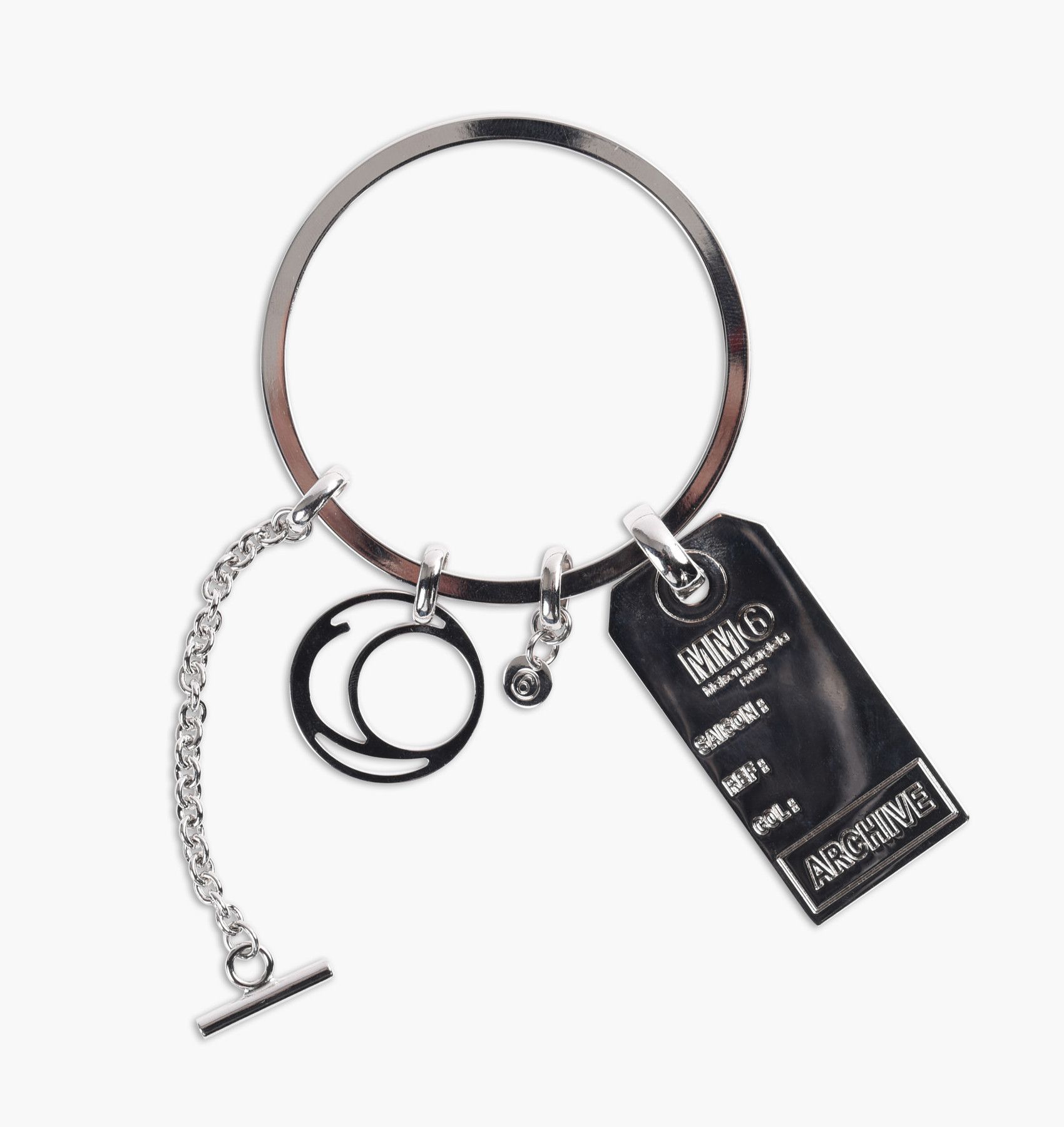 Maison Margiela Margiela MM6 Silver Charm Bracelet Size 30 - 8 Thumbnail