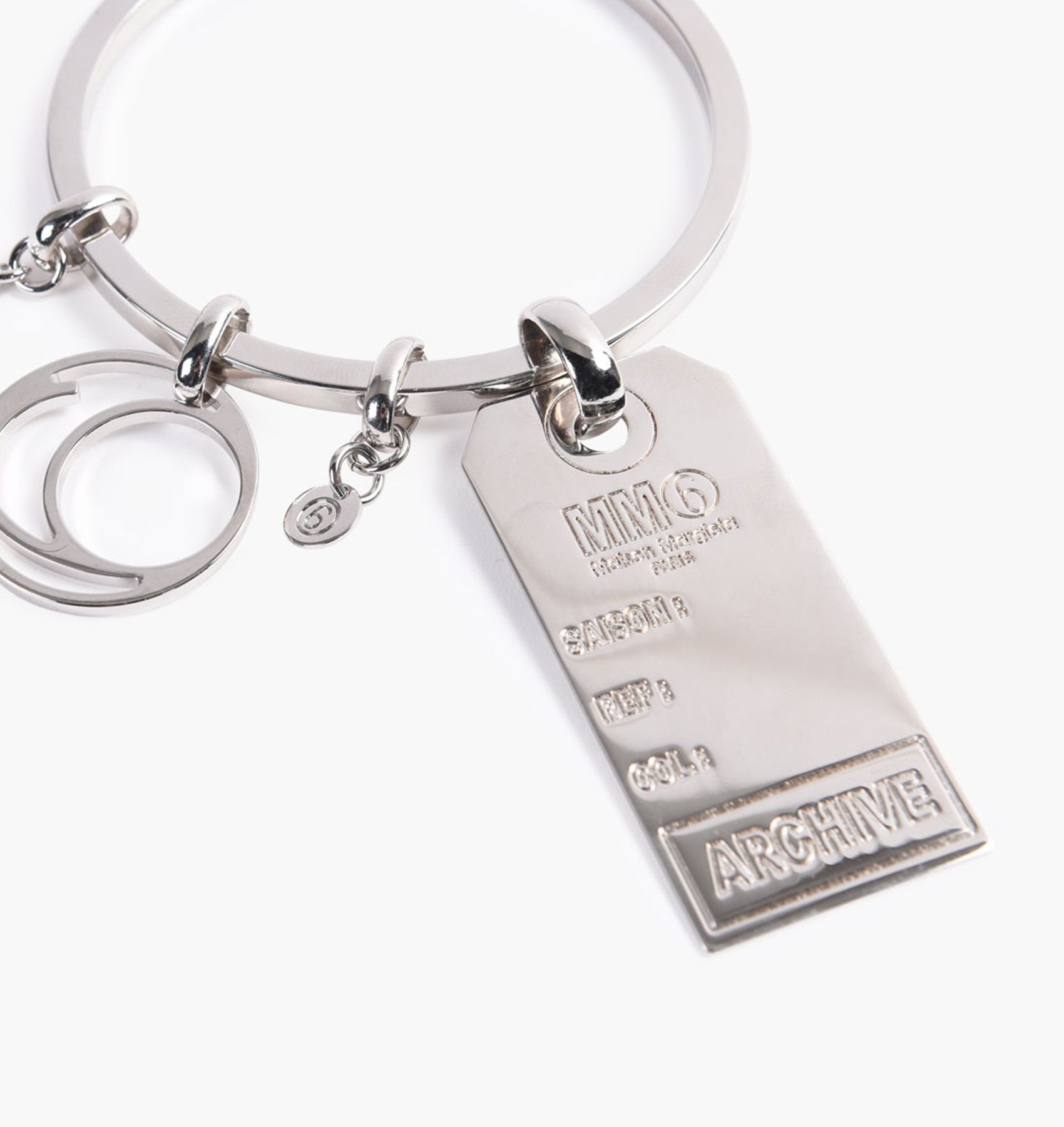 Maison Margiela Margiela MM6 Silver Charm Bracelet Size 36 - 7 Thumbnail