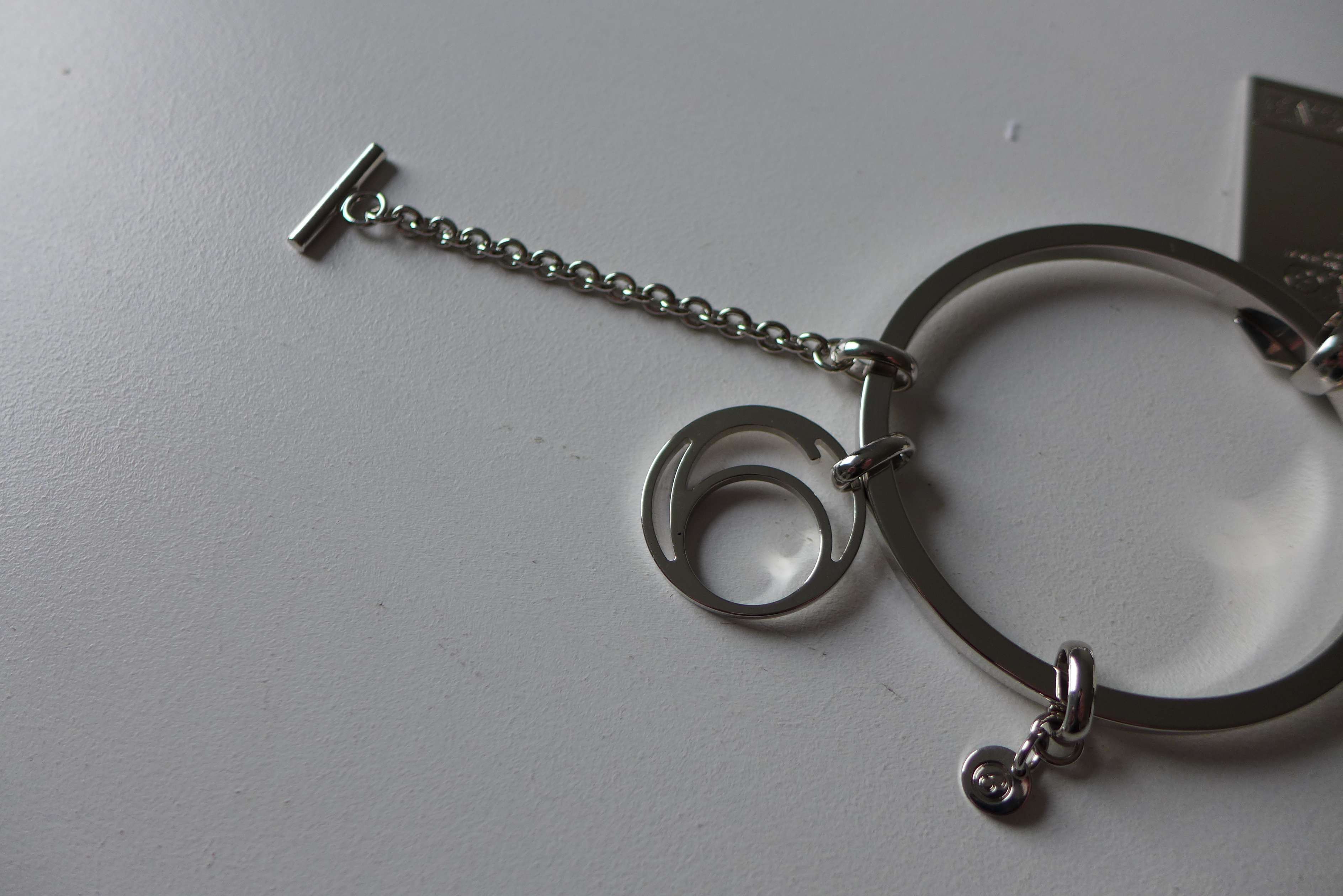 Maison Margiela Margiela MM6 Silver Charm Bracelet Size 36 - 4 Thumbnail