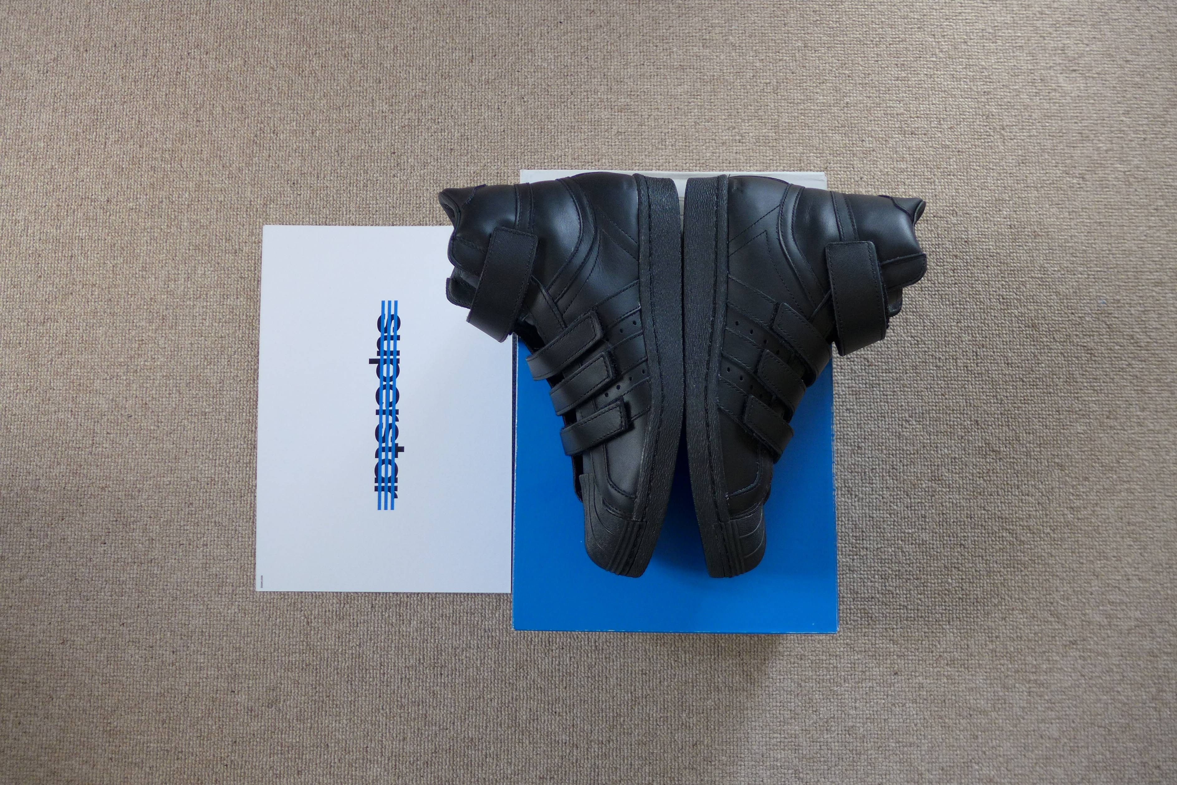 Adidas Adidas x Juun.J Pro Model 80s Hi Sneakers - Black Size US 6.5 / EU 39-40 - 8 Thumbnail