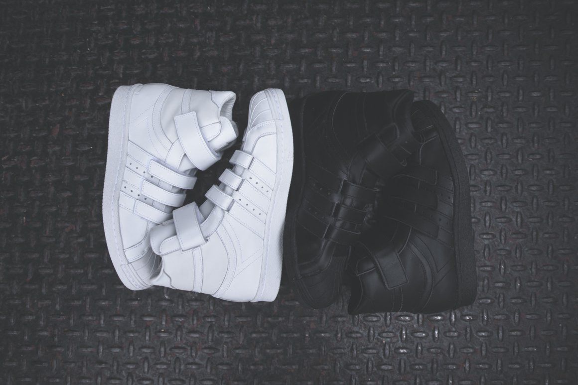 Adidas Adidas x Juun.J Pro Model 80s Hi Sneakers - Black Size US 6.5 / EU 39-40 - 4 Thumbnail