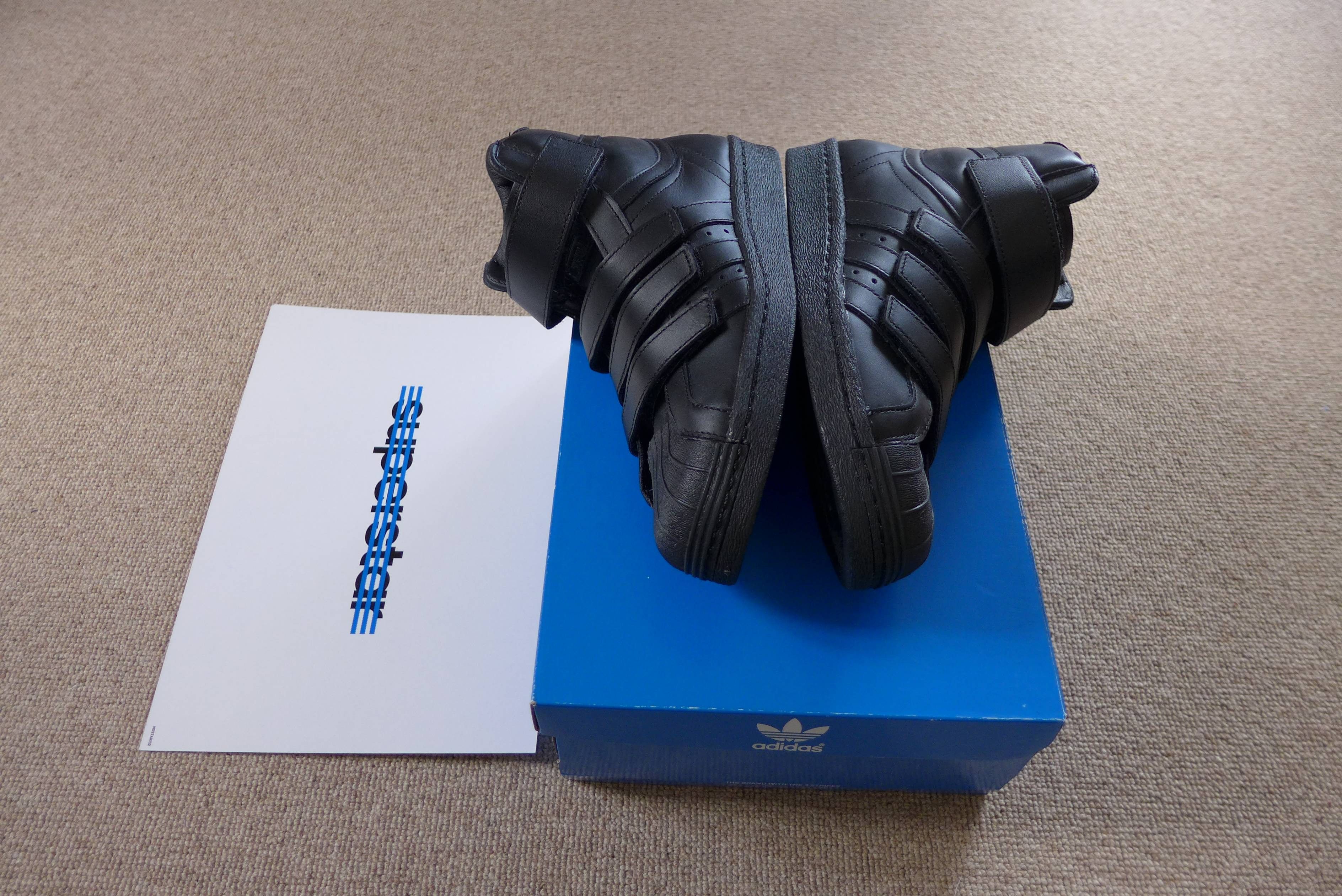 Adidas Adidas x Juun.J Pro Model 80s Hi Sneakers - Black Size US 6.5 / EU 39-40 - 9 Thumbnail