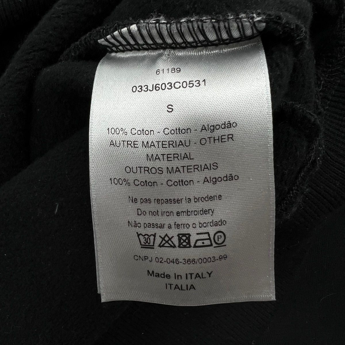 Dior × Stussy Christian Dior x Shawn Stussy Bee Embroidered Sweatshirt Size US S / EU 44-46 / 1 - 5 Thumbnail