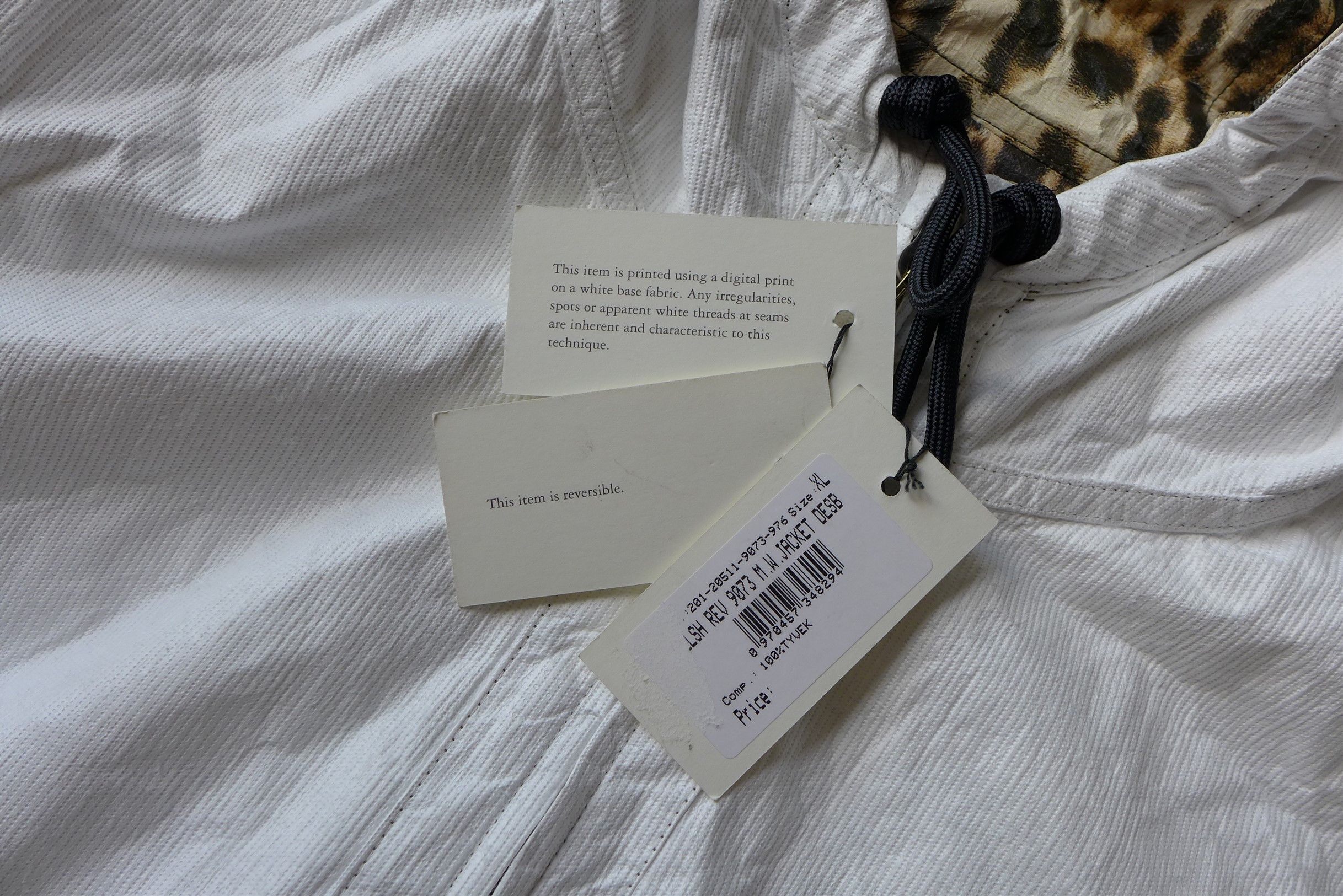 Dries Van Noten Dries Van Noten Velsh Reversible Jacket - White / Leopard Size US XL / EU 56 / 4 - 11 Thumbnail