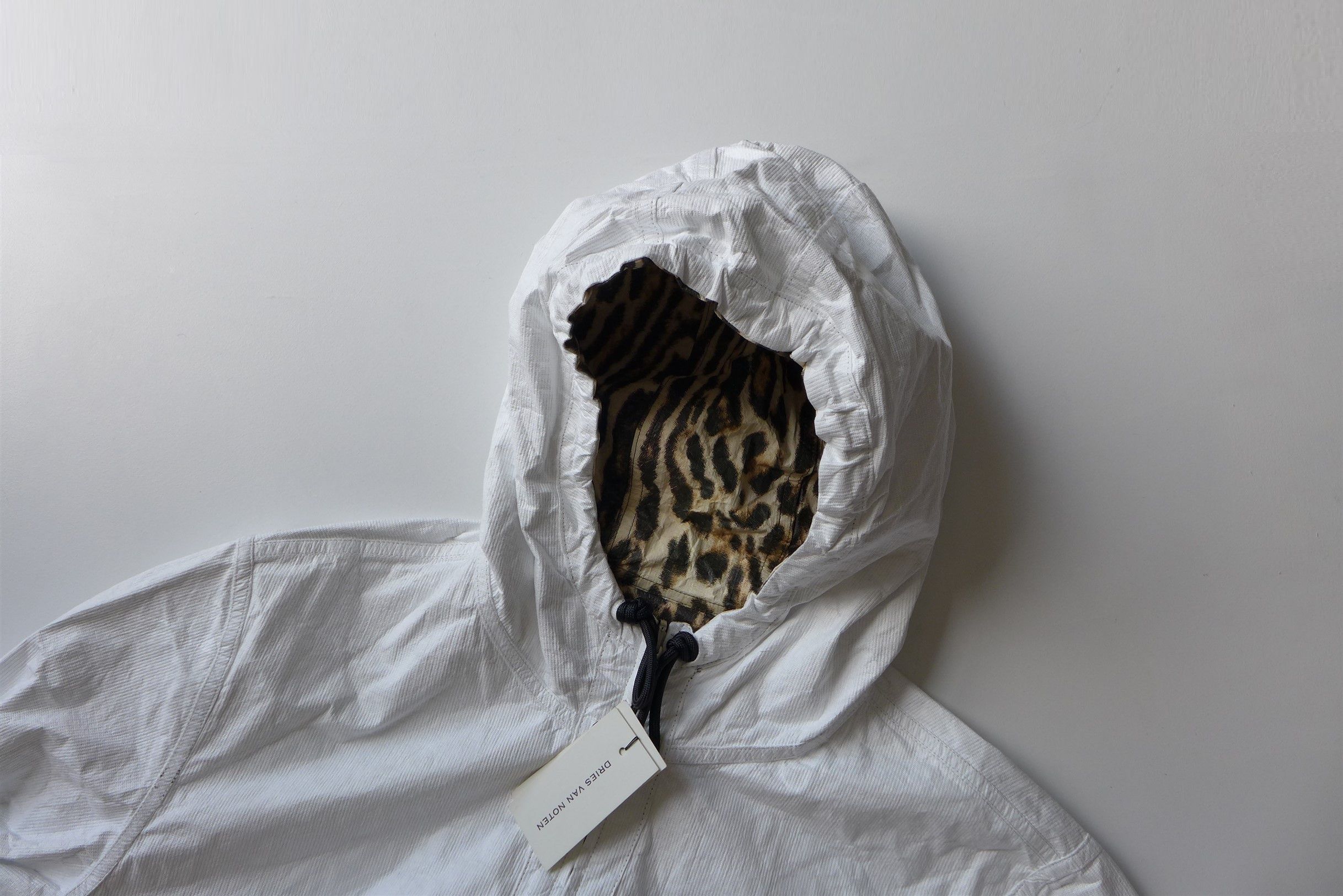 Dries Van Noten Dries Van Noten Velsh Reversible Jacket - White / Leopard Size US XL / EU 56 / 4 - 9 Thumbnail