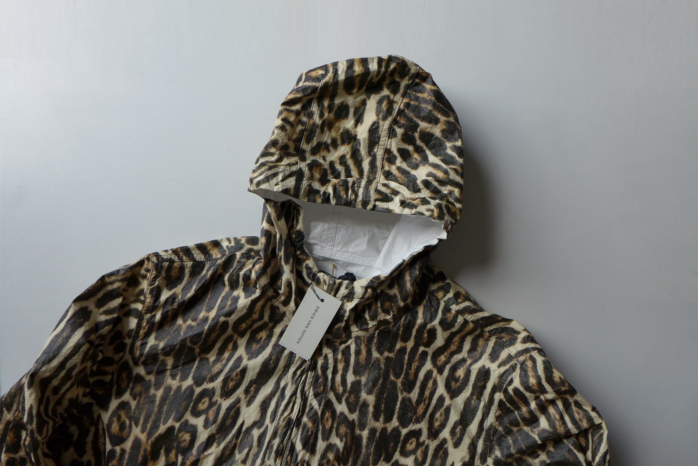 Dries Van Noten Dries Van Noten Velsh Reversible Jacket - White / Leopard Size US XL / EU 56 / 4 - 16 Thumbnail