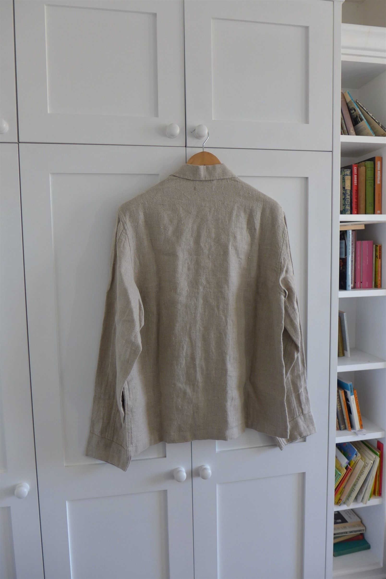 Our Legacy Our Legacy Box Archive Jacket - Ecru Raw Herringbone Linen Size US M / EU 48-50 / 2 - 4 Thumbnail