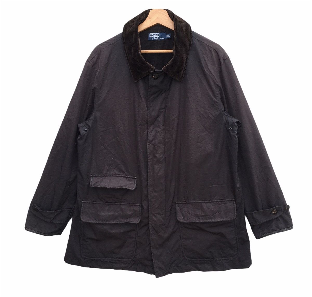 Polo Ralph Lauren Vtg Polo by Ralph Lauren Quilt Wax Parkas/Trench Coat Size US XL / EU 56 / 4 - 1 Thumbnail