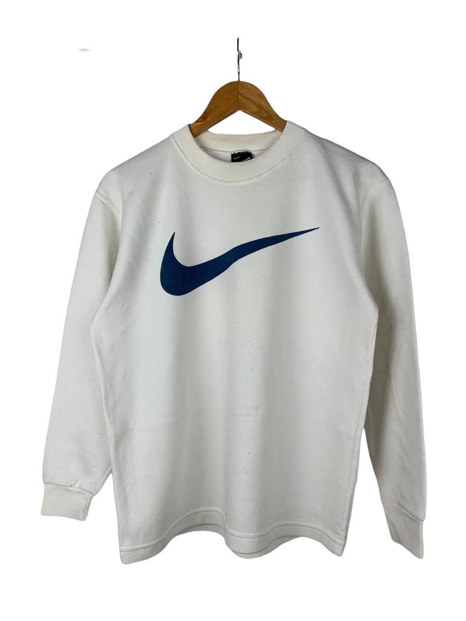 image of Andre Agassi x Nike Vintage Nike Agassi Swoosh Logo Sweatshirt in White, Women's (Size Medium)