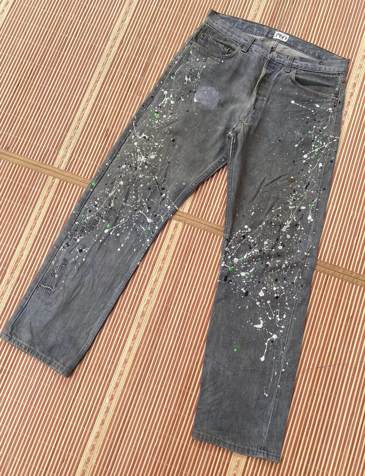 Levi's Vintage Levis Hypebeast Paint Splash Pant Size US 32 / EU 48 - 1 Thumbnail