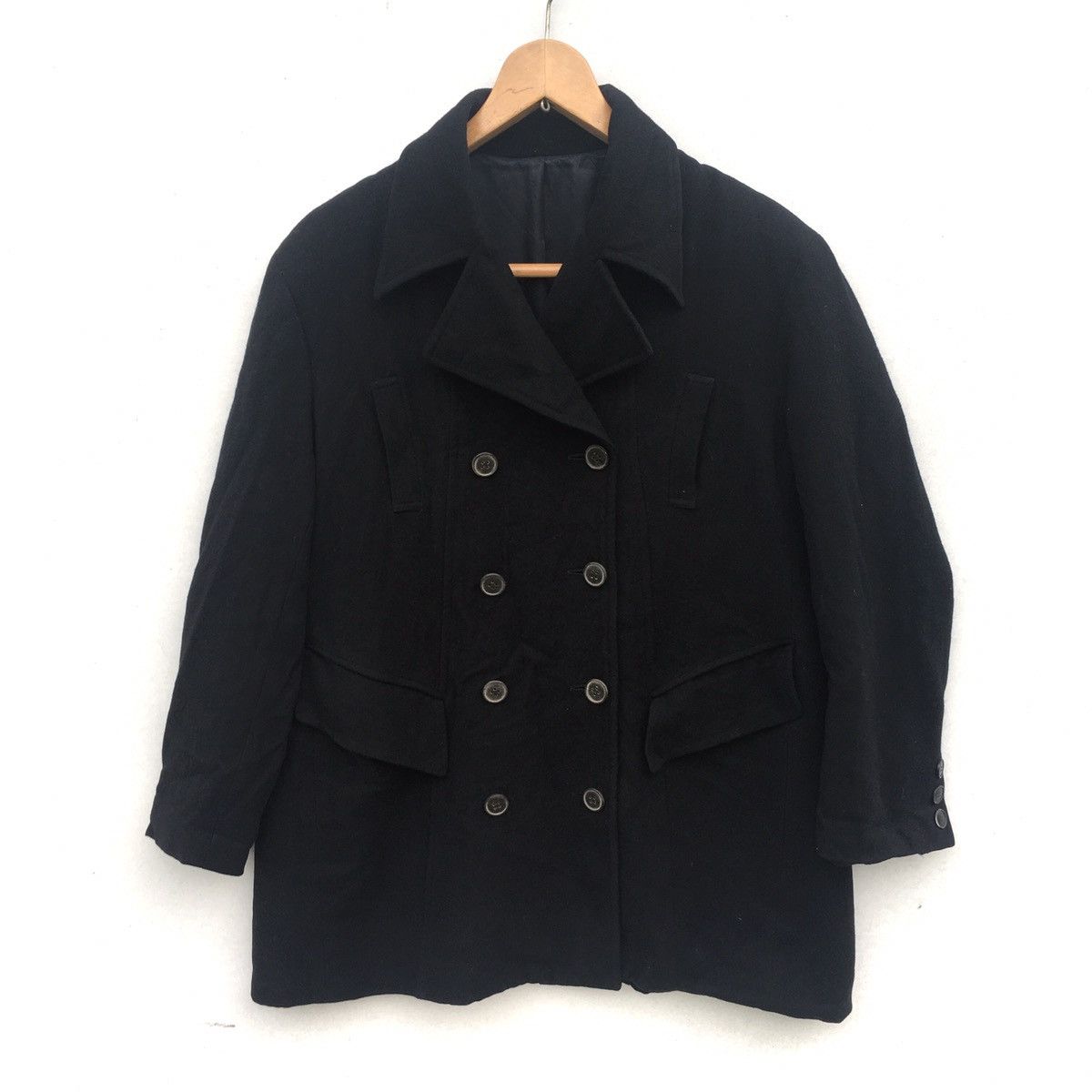 Japanese Brand Hiromichi Nakano Double Breasted Trench Coat Size US M / EU 48-50 / 2 - 1 Thumbnail