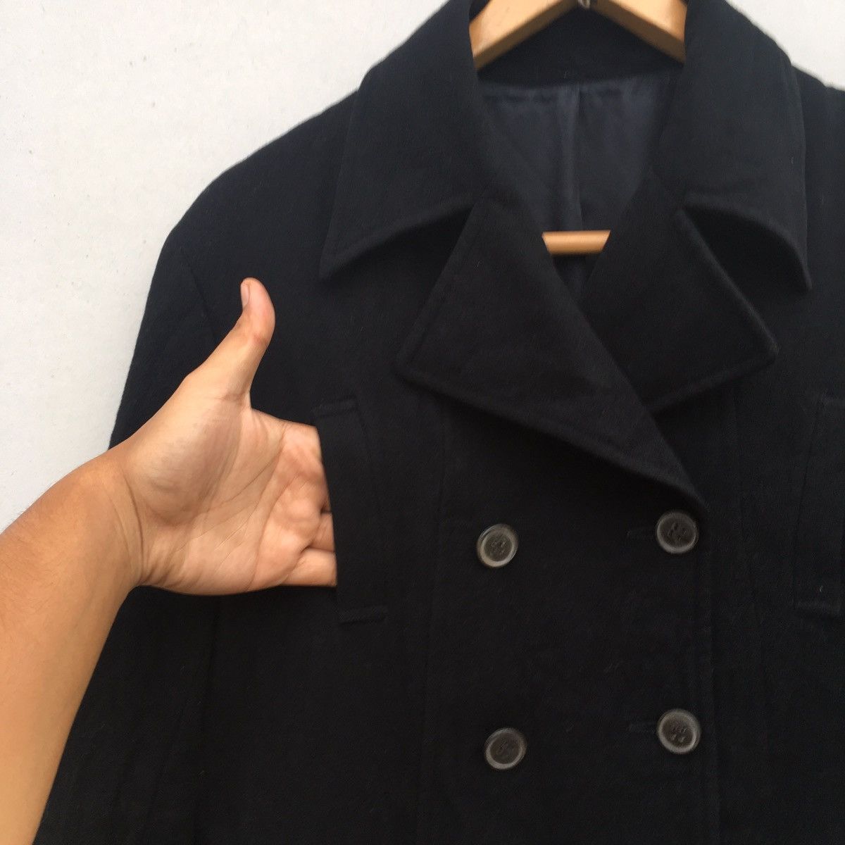 Japanese Brand Hiromichi Nakano Double Breasted Trench Coat Size US M / EU 48-50 / 2 - 6 Thumbnail