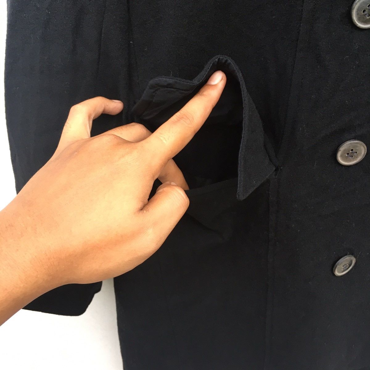 Japanese Brand Hiromichi Nakano Double Breasted Trench Coat Size US M / EU 48-50 / 2 - 7 Thumbnail