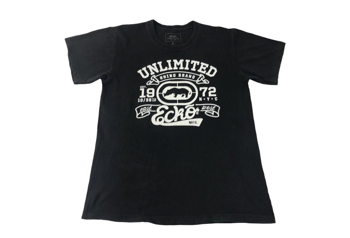 Ecko Unltd. Unlimited Ecko Rhino Brand Black Tee Design Size US L / EU 52-54 / 3 - 1 Thumbnail