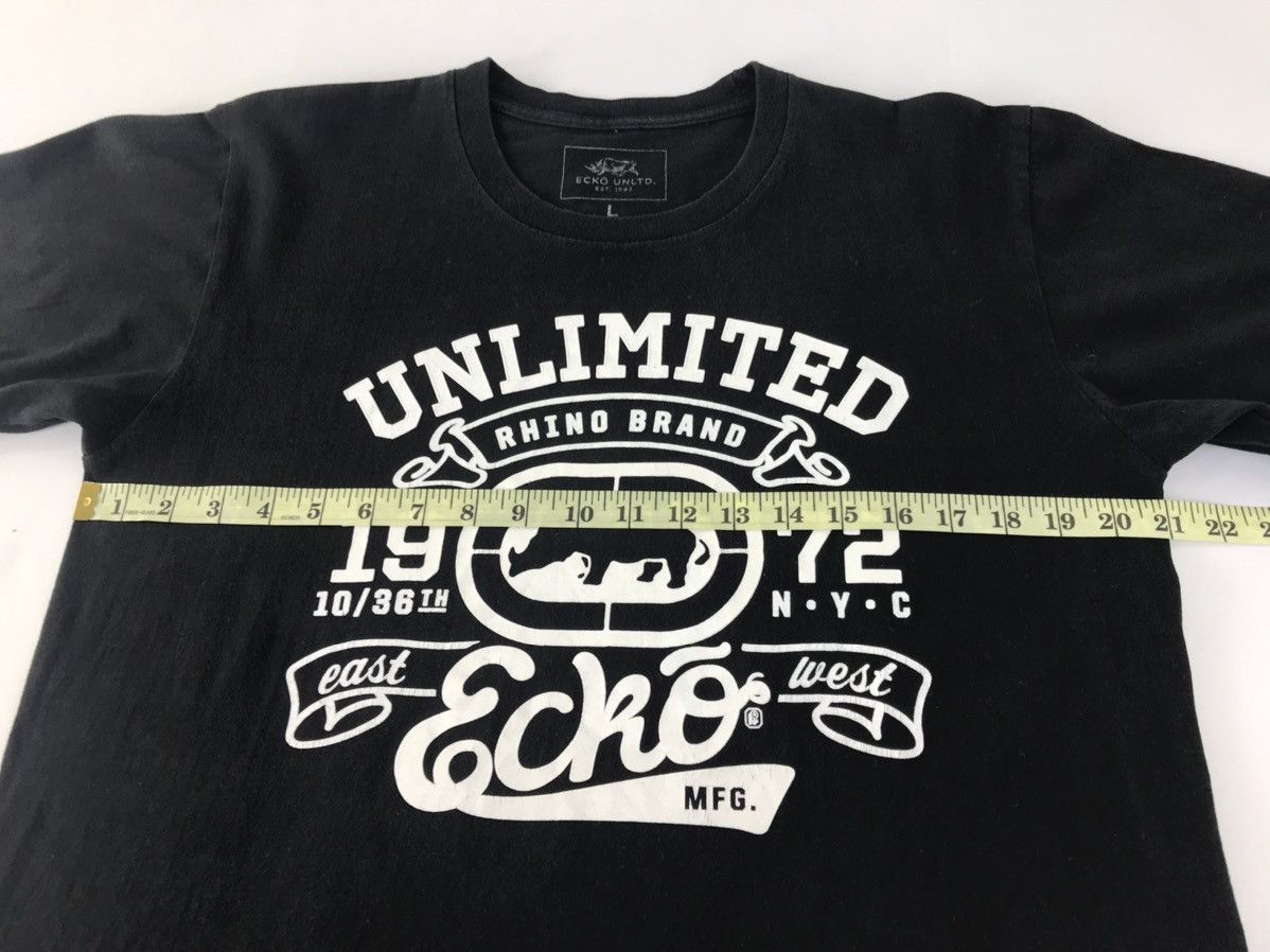 Ecko Unltd. Unlimited Ecko Rhino Brand Black Tee Design Size US L / EU 52-54 / 3 - 6 Thumbnail