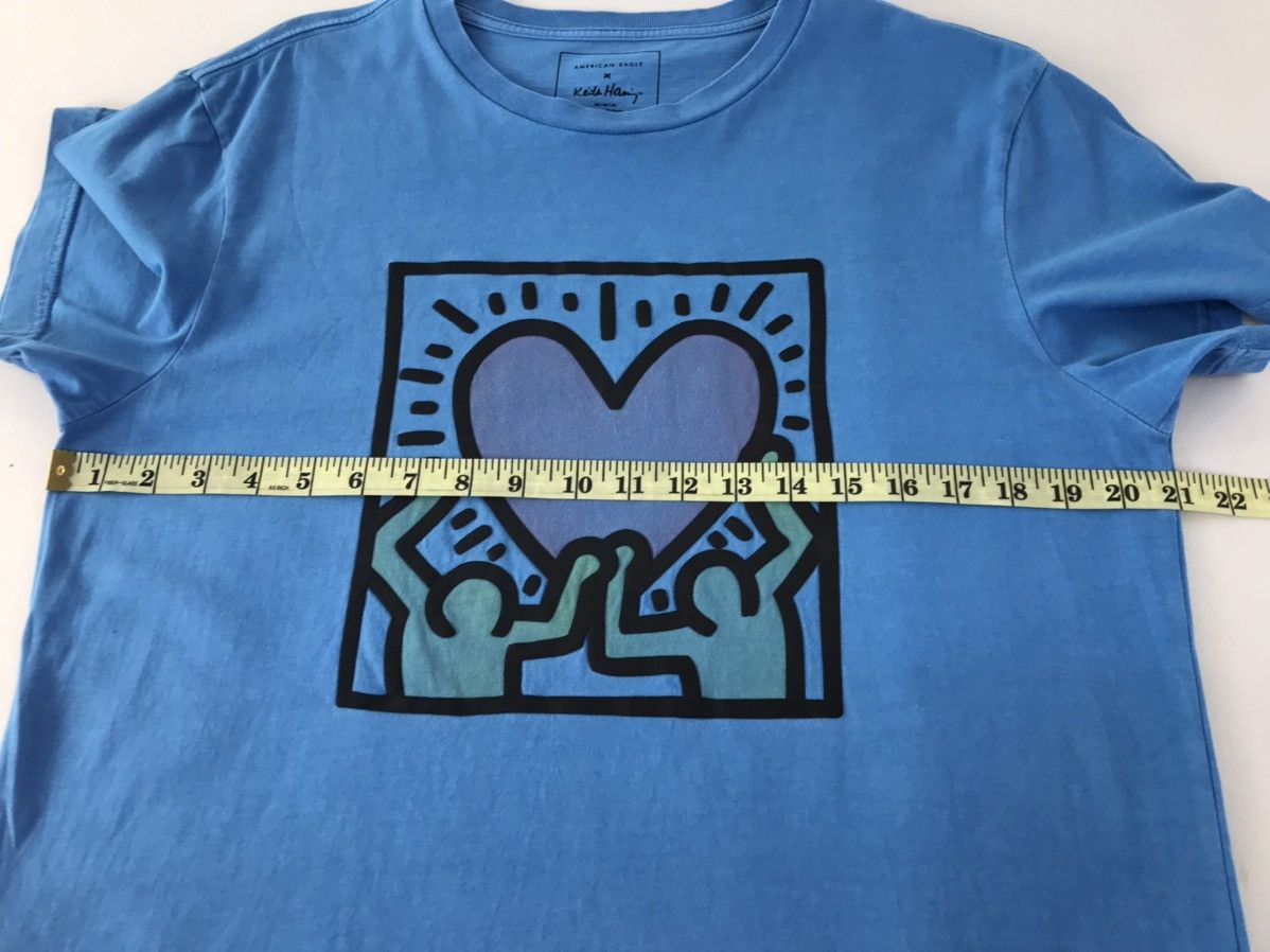 Japanese Brand × Keith Haring American Eagle X Keith Haring Holding Heart Magnet Tee Size US L / EU 52-54 / 3 - 9 Thumbnail