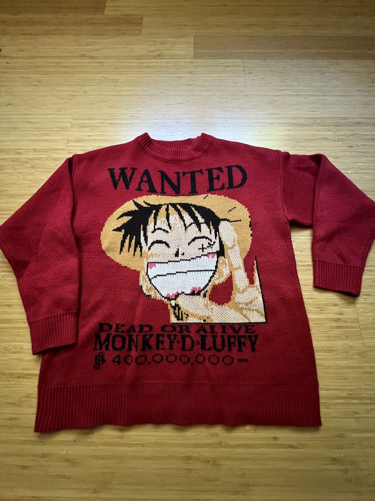 One piece luffy bounty best sale wanted sweater