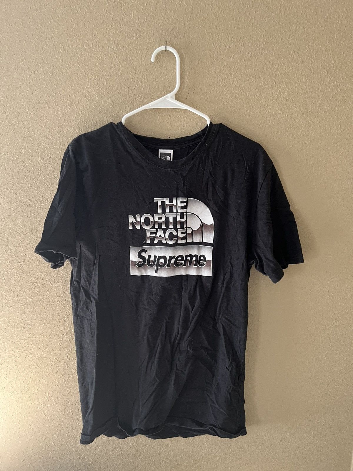 Supreme SUPREME x THE NORTH FACE METALLIC LOGO SHIRT | Grailed