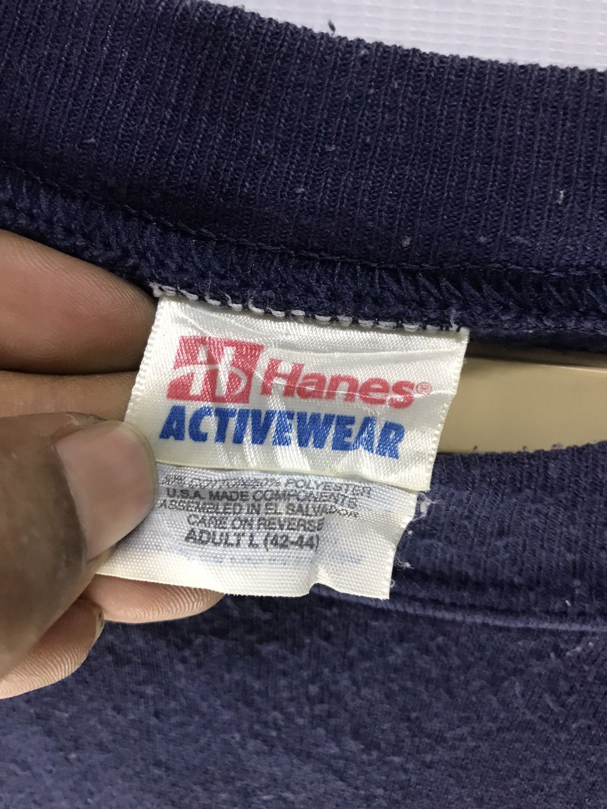 Hanes × Vintage Vintage American online crewneck sweatshirt by hanes Size US L / EU 52-54 / 3 - 4 Thumbnail