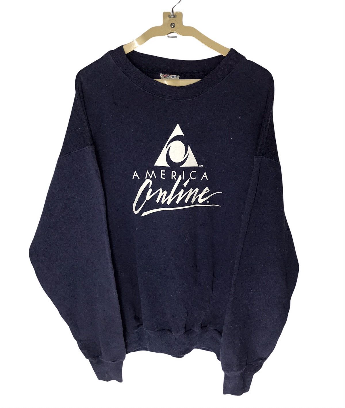 Hanes × Vintage Vintage American online crewneck sweatshirt by hanes Size US L / EU 52-54 / 3 - 1 Thumbnail