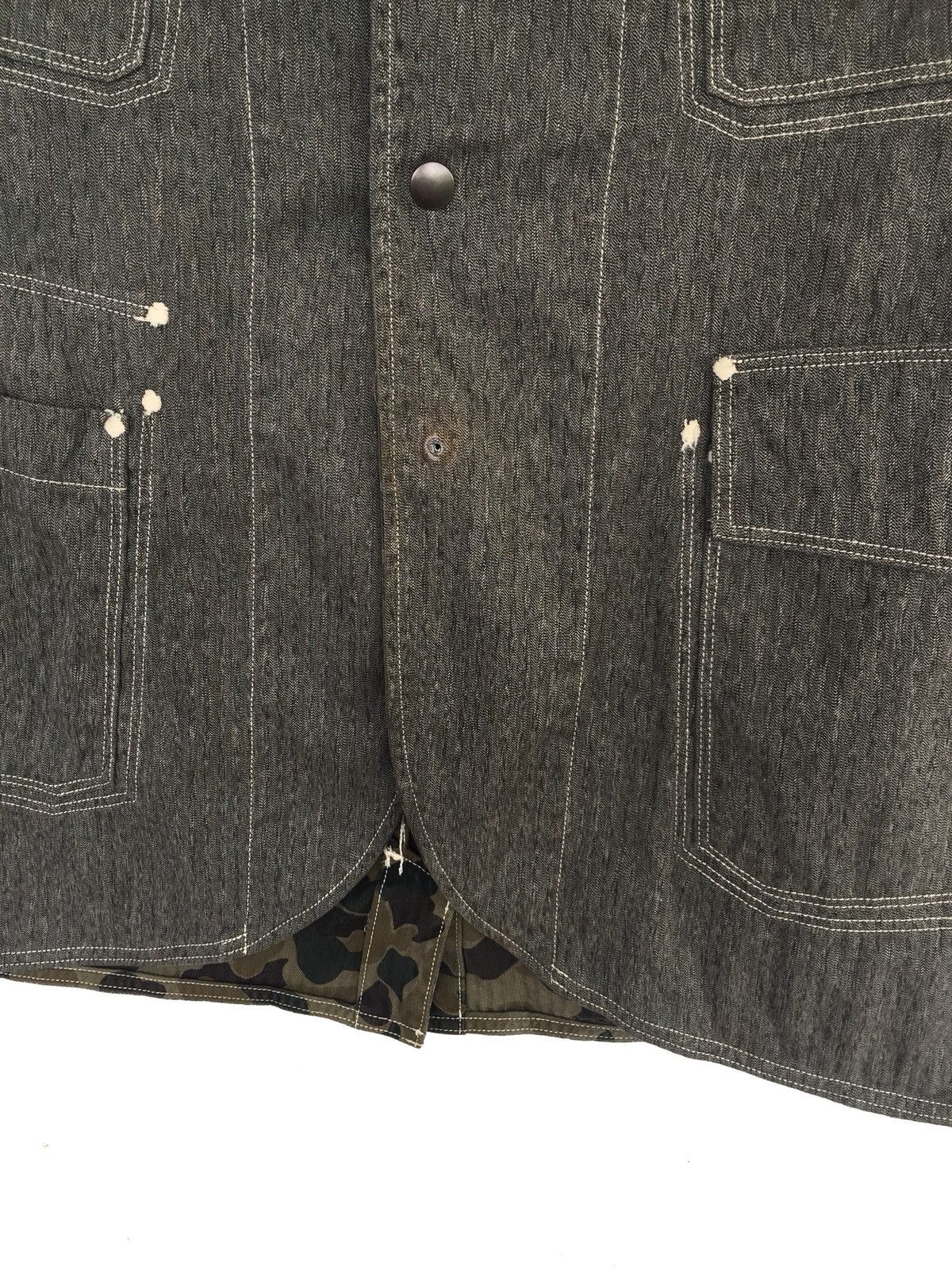 Kapital Kapital Camo 4 Pocket Snap Button Worker Jacket Size US M / EU 48-50 / 2 - 15 Thumbnail