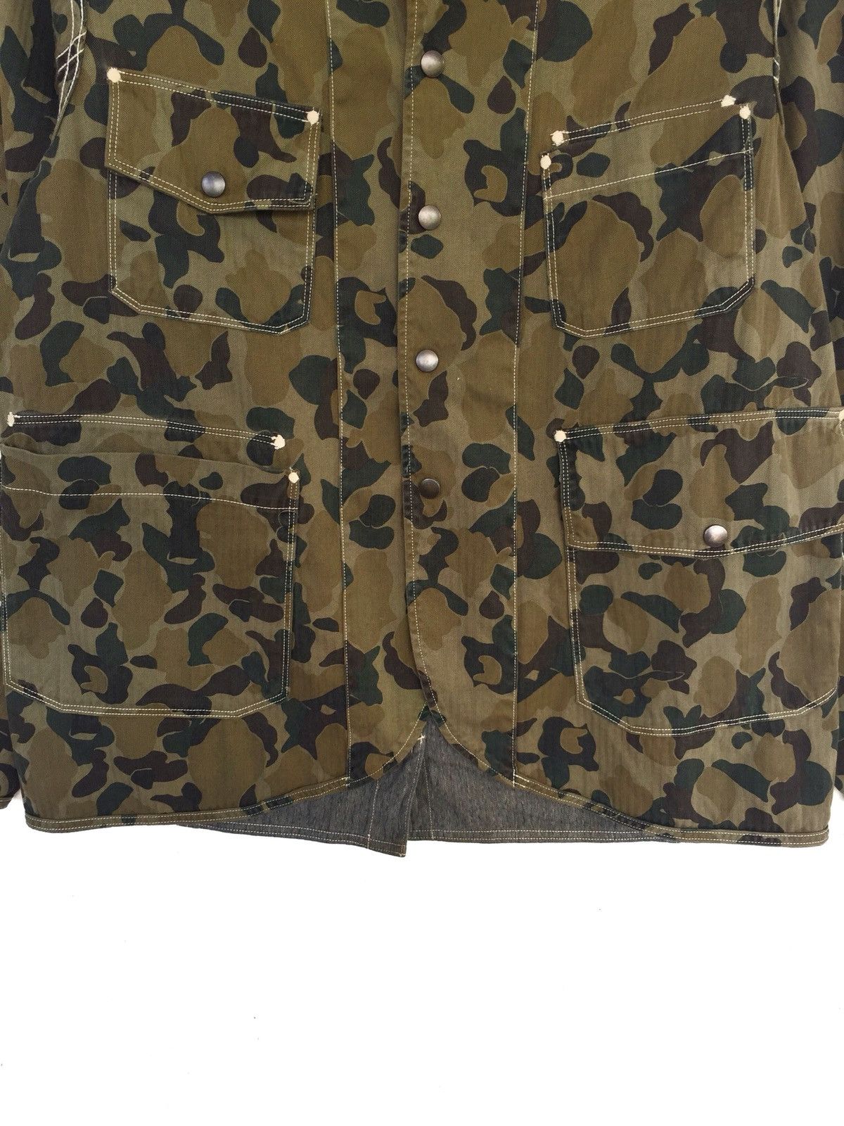 Kapital Kapital Camo 4 Pocket Snap Button Worker Jacket Size US M / EU 48-50 / 2 - 6 Thumbnail