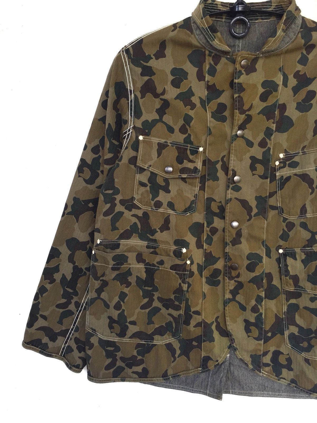 Kapital Kapital Camo 4 Pocket Snap Button Worker Jacket Size US M / EU 48-50 / 2 - 8 Thumbnail