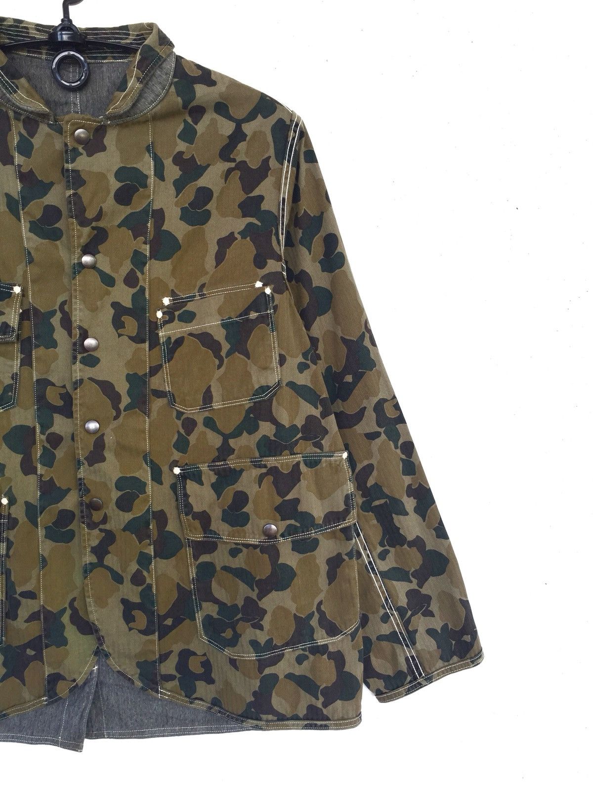 Kapital Kapital Camo 4 Pocket Snap Button Worker Jacket Size US M / EU 48-50 / 2 - 7 Thumbnail