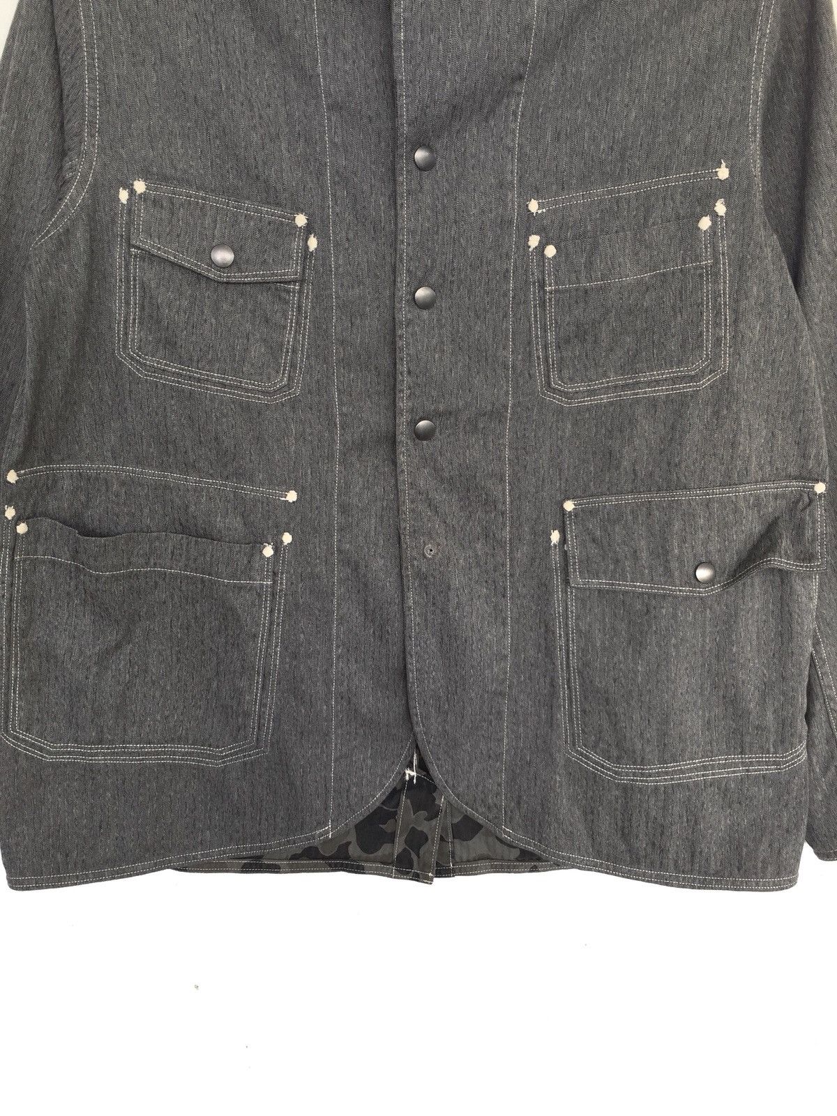 Kapital Kapital Camo 4 Pocket Snap Button Worker Jacket Size US M / EU 48-50 / 2 - 11 Thumbnail