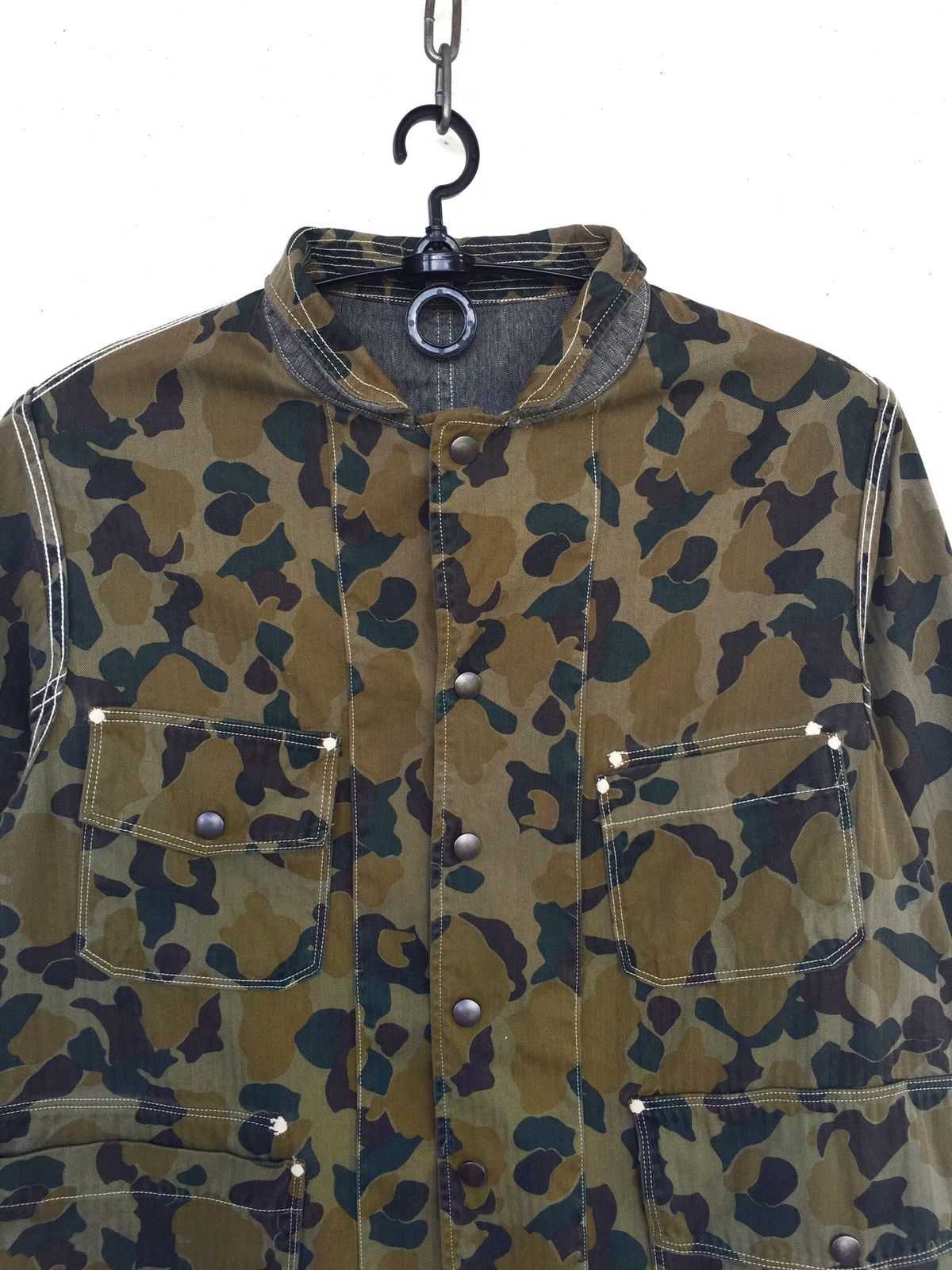 Kapital Kapital Camo 4 Pocket Snap Button Worker Jacket Size US M / EU 48-50 / 2 - 5 Thumbnail