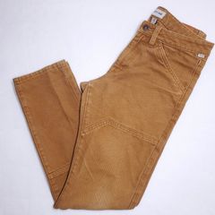Carhartt Double Knee Pants Mens 42x32 Beige Tan Workwear Canvas Made in USA