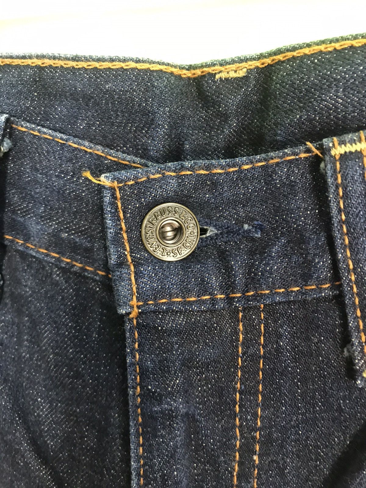 Levi's Vintage Clothing Levis & Strauss Lot 504 Indigo Denim Jeans K265j Size US 30 / EU 46 - 14 Thumbnail